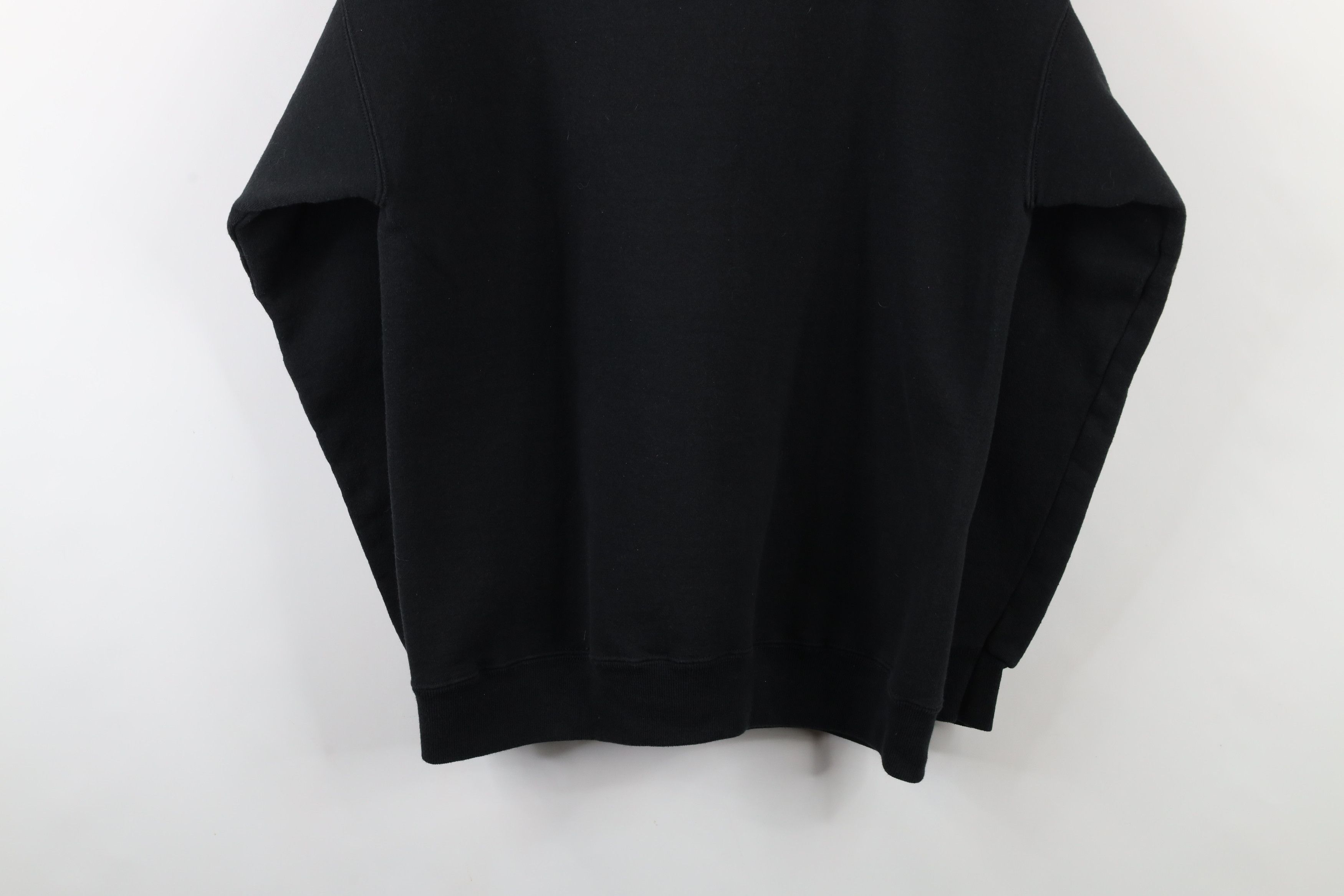Vintage Vintage 90s Streetwear Blank Hevyweight Sweatshirt Black USA Size XL / US 12-14 / IT 48-50 - 8 Thumbnail
