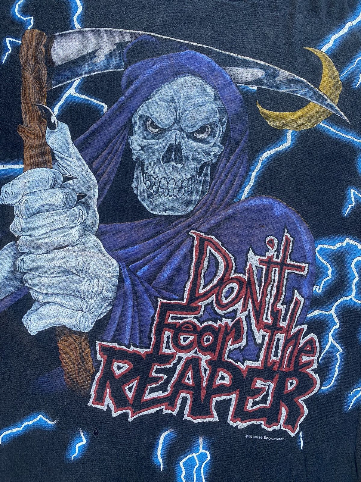 Harley Davidson Vintage Don’t Fear The Reaper American Thunder Tee Size US XXL / EU 58 / 5 - 4 Thumbnail