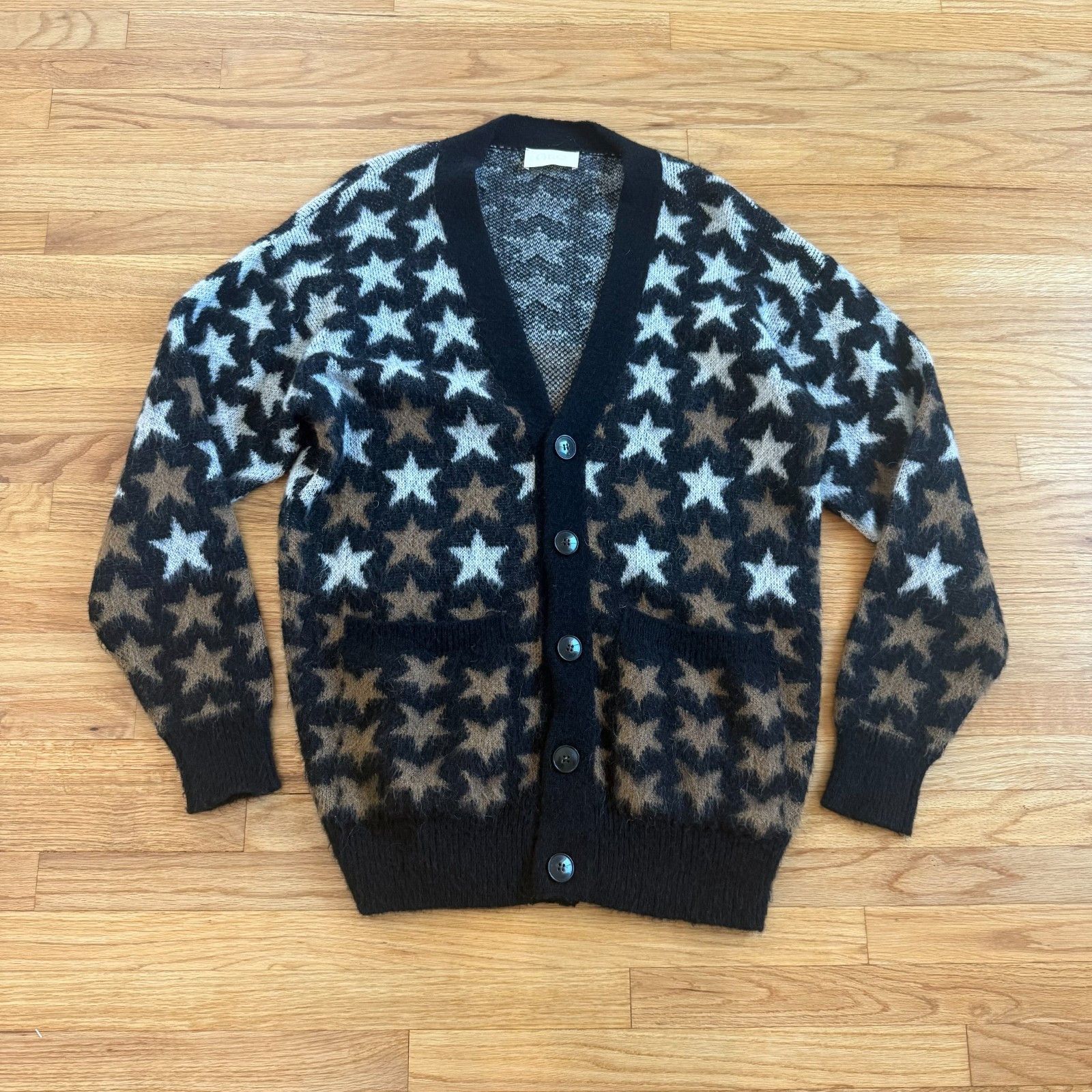Oro Los Angeles ORO Los Angeles Star Knit Mohair Blend Cardigan Size US M / EU 48-50 / 2 - 2 Thumbnail
