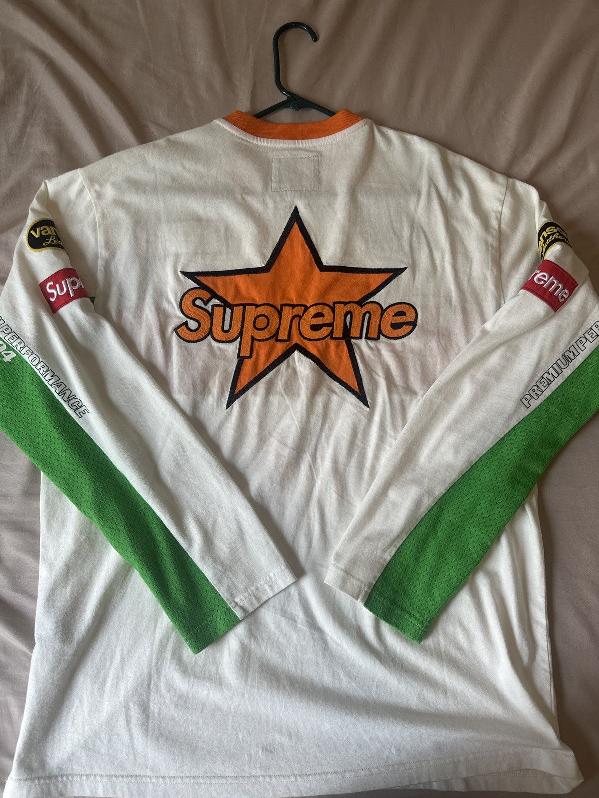 Supreme × Vanson Leathers Supreme Vanson Leathers L/S Top White Size L Size US L / EU 52-54 / 3 - 2 Thumbnail