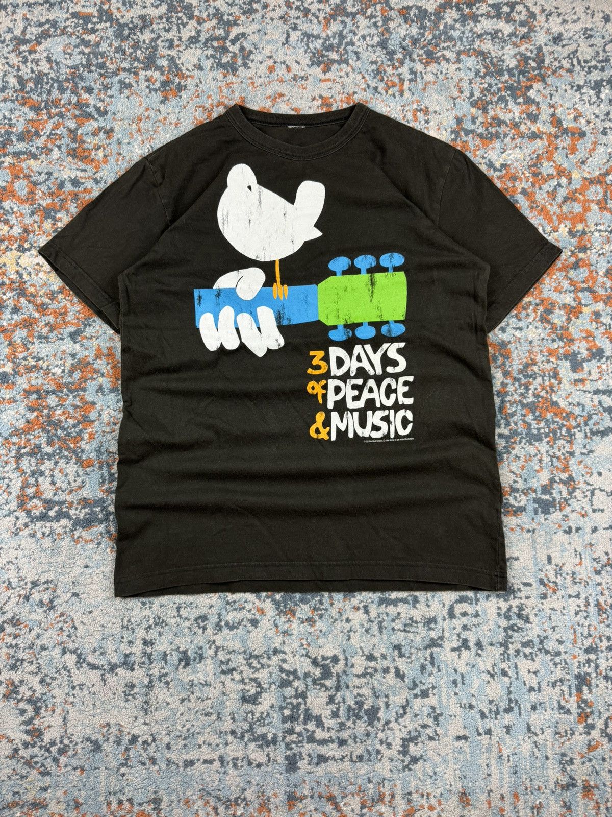 Band Tees × Vintage Vintage y2k Woodstock 3 days of peace & music festival tee Size US M / EU 48-50 / 2 - 1 Thumbnail
