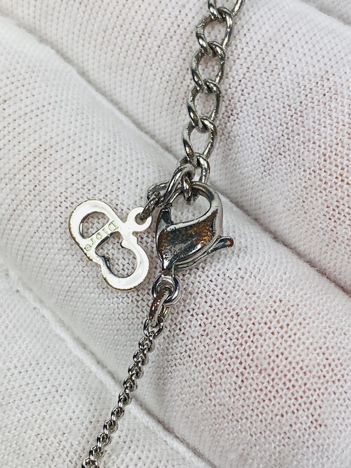 Dior Dior Encrusted Logo Necklace Size ONE SIZE - 5 Thumbnail