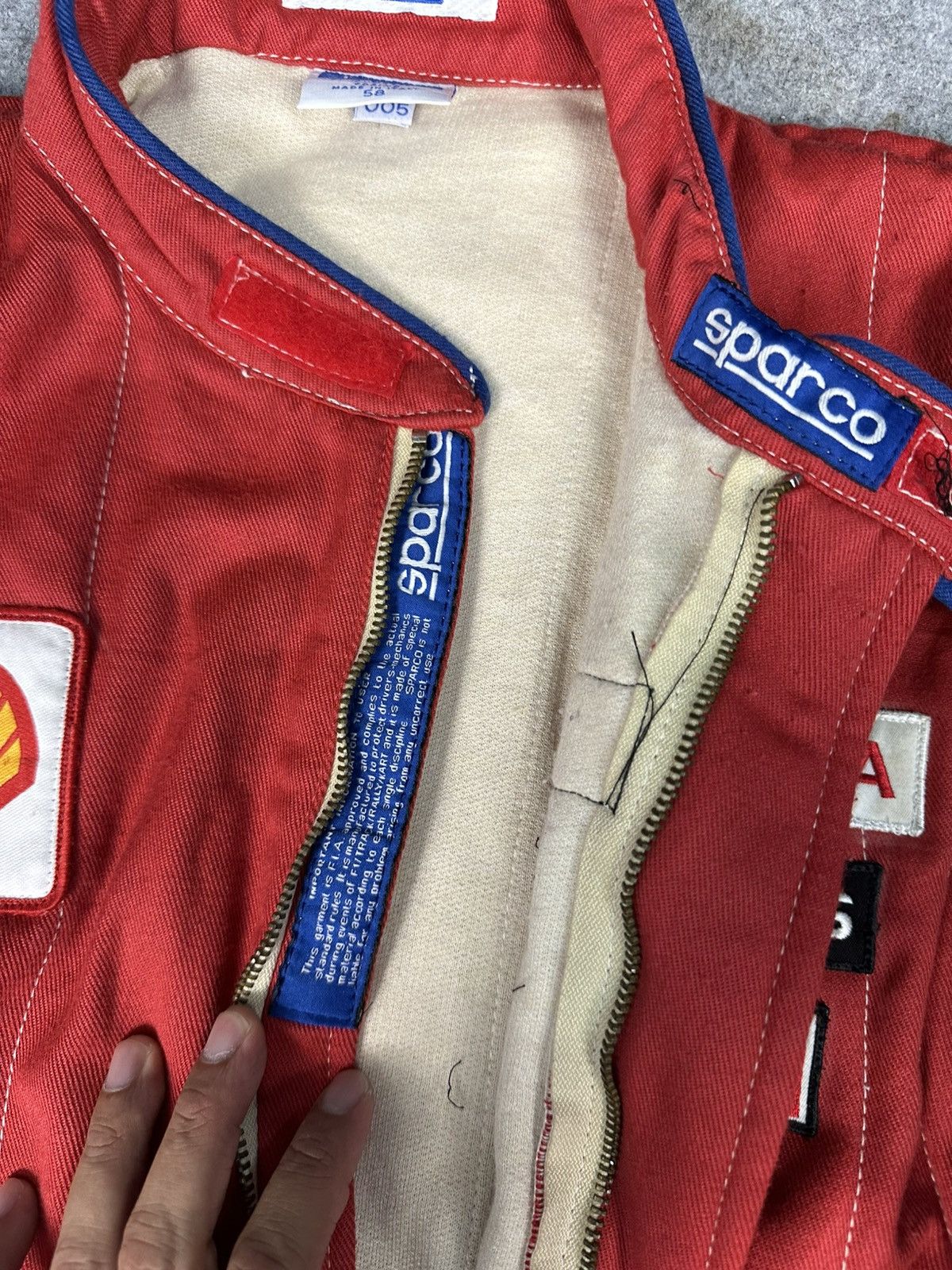 Sports Specialties Vintage Sparco Jumpsuit FIA Toyota Shell Sponsor Nice Design Size US 34 / EU 50 - 8 Thumbnail
