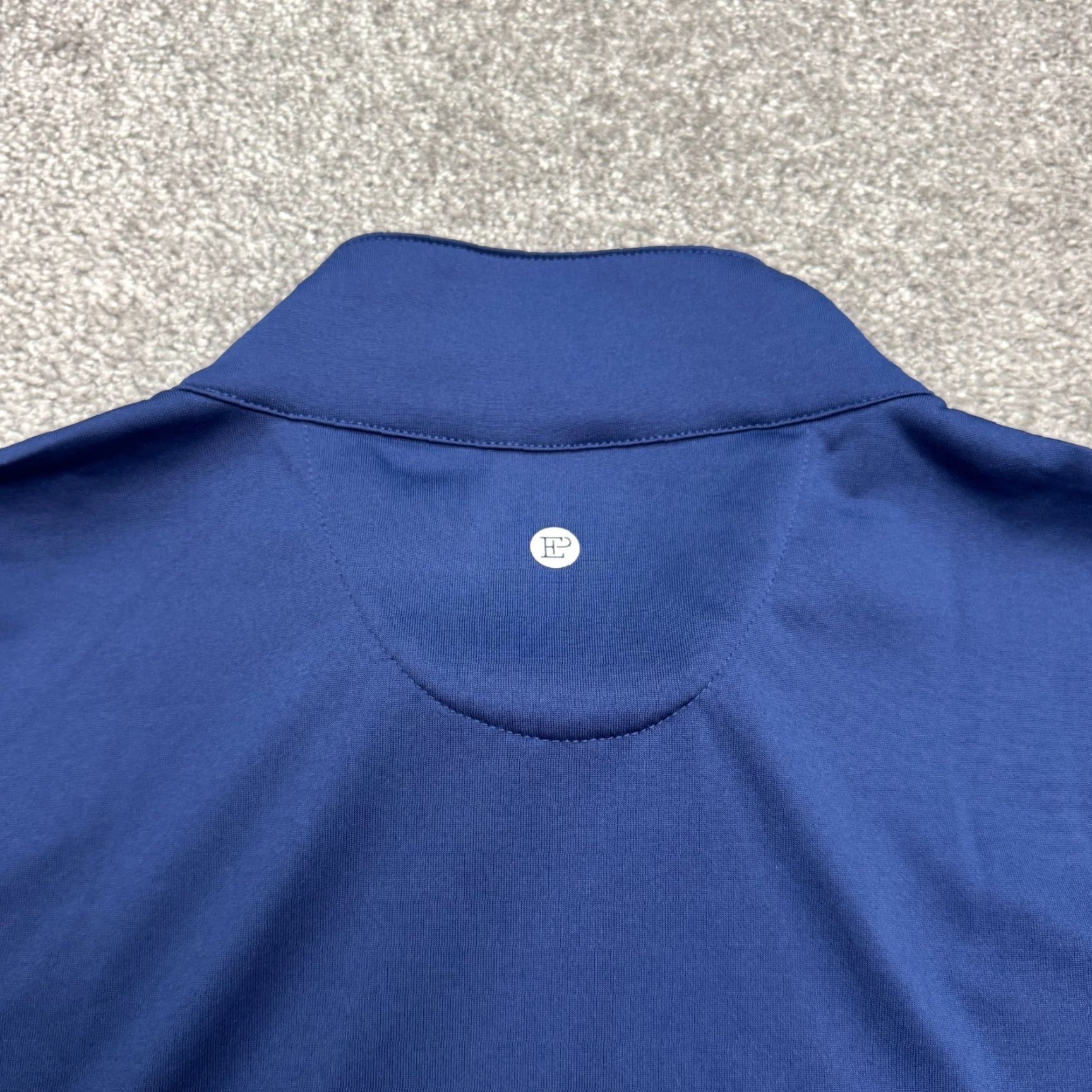 Vintage EP New York Polo Shirt Women 1X Plus Blue 1/4 Zip Mock Neck Golf NWT Performance Size XL / US 12-14 / IT 48-50 - 4 Thumbnail