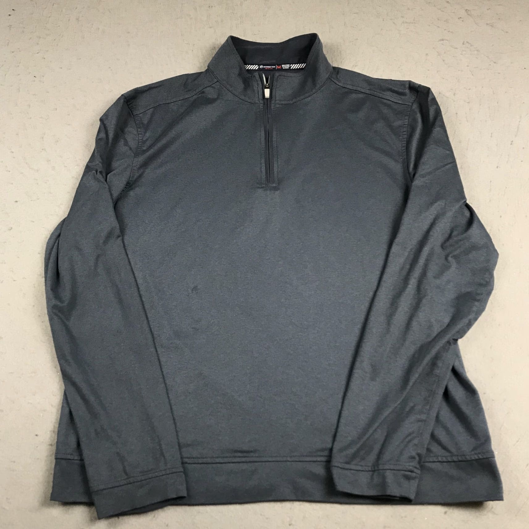 Southern Tide Southern Tide Golf Jacket Mens M Blue Gray Tide To Trail 1/4 Zip Basic Jacket Classic Fish Theme Size US M / EU 48-50 / 2 - 2 Thumbnail