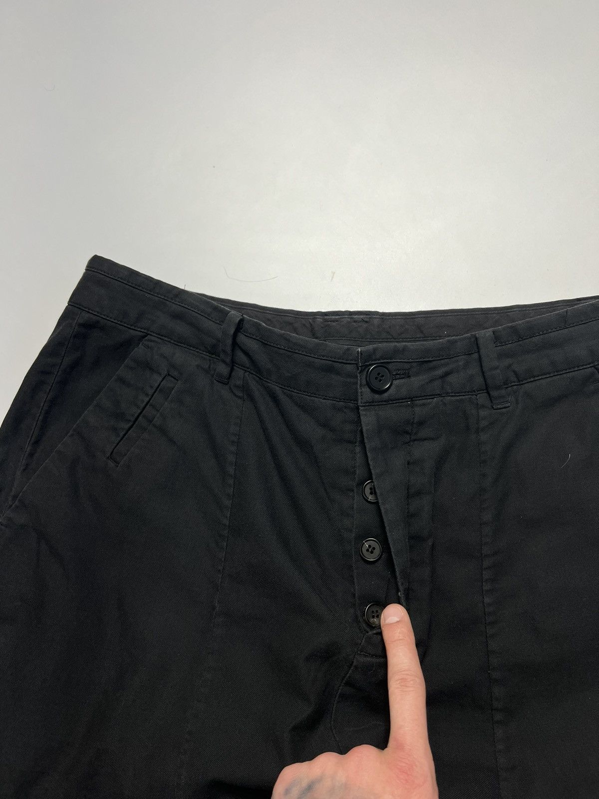Allsaints Allsaints Remedy Obsolete Cropped Trousers Rick Owens Style Size US 32 / EU 48 - 9 Thumbnail