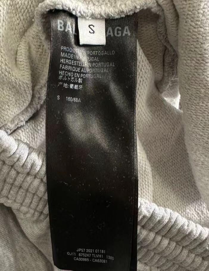 Balenciaga BALENCIAGA SS22 FBI printed logo gray distres 2412-Nextarrow Size US 28 / EU 44 - 6 Thumbnail