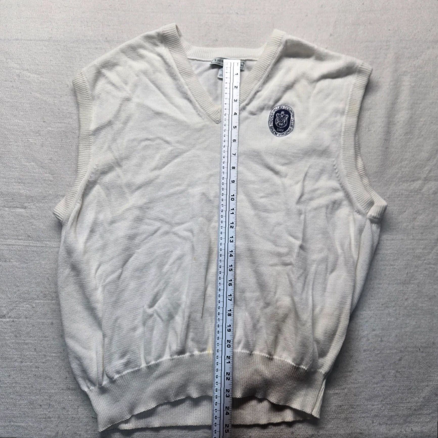 Izod IZOD Sweater Vest Golf Adults 2XL White 2XL Mens Wind-Resistant Breathable 1/2 Zip Hidden Valley Salem VA Virginia Size US XXL / EU 58 / 5 - 6 Thumbnail