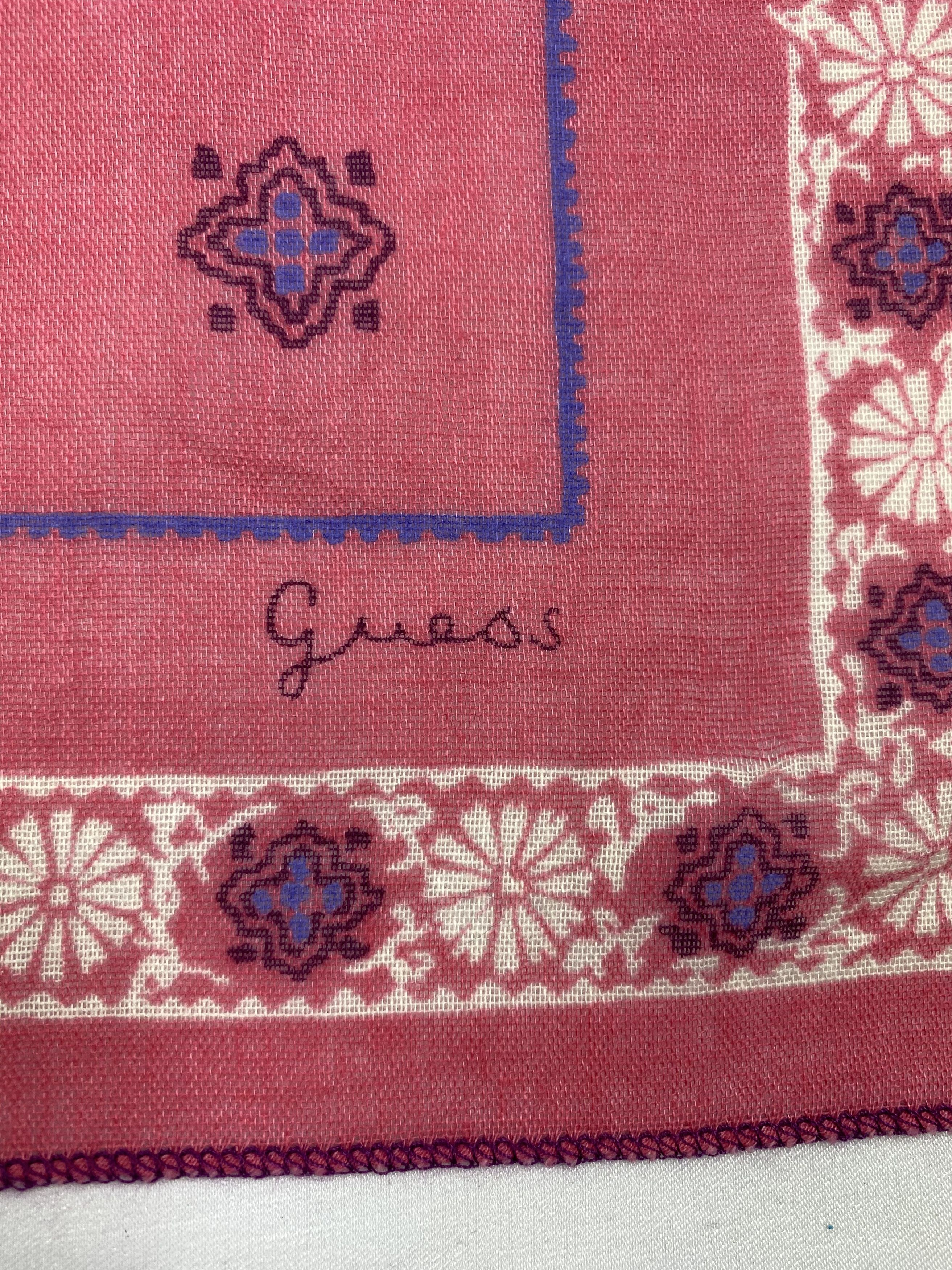 Guess × Vintage Guess Handkerchief / Bandana / Neckerchief Size ONE SIZE - 5 Thumbnail