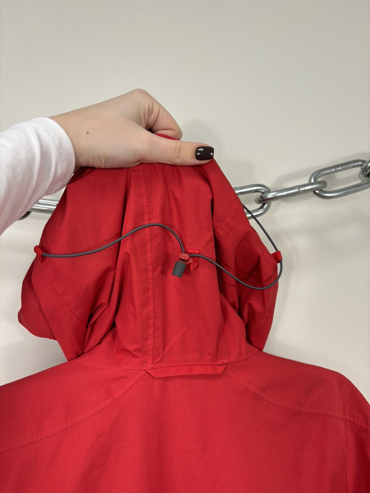 Haglofs Haglofs Women’s Red Outdoor Full Zip Windbreaker Husk Jacket Size XS / US 0-2 / IT 36-38 - 24 Thumbnail