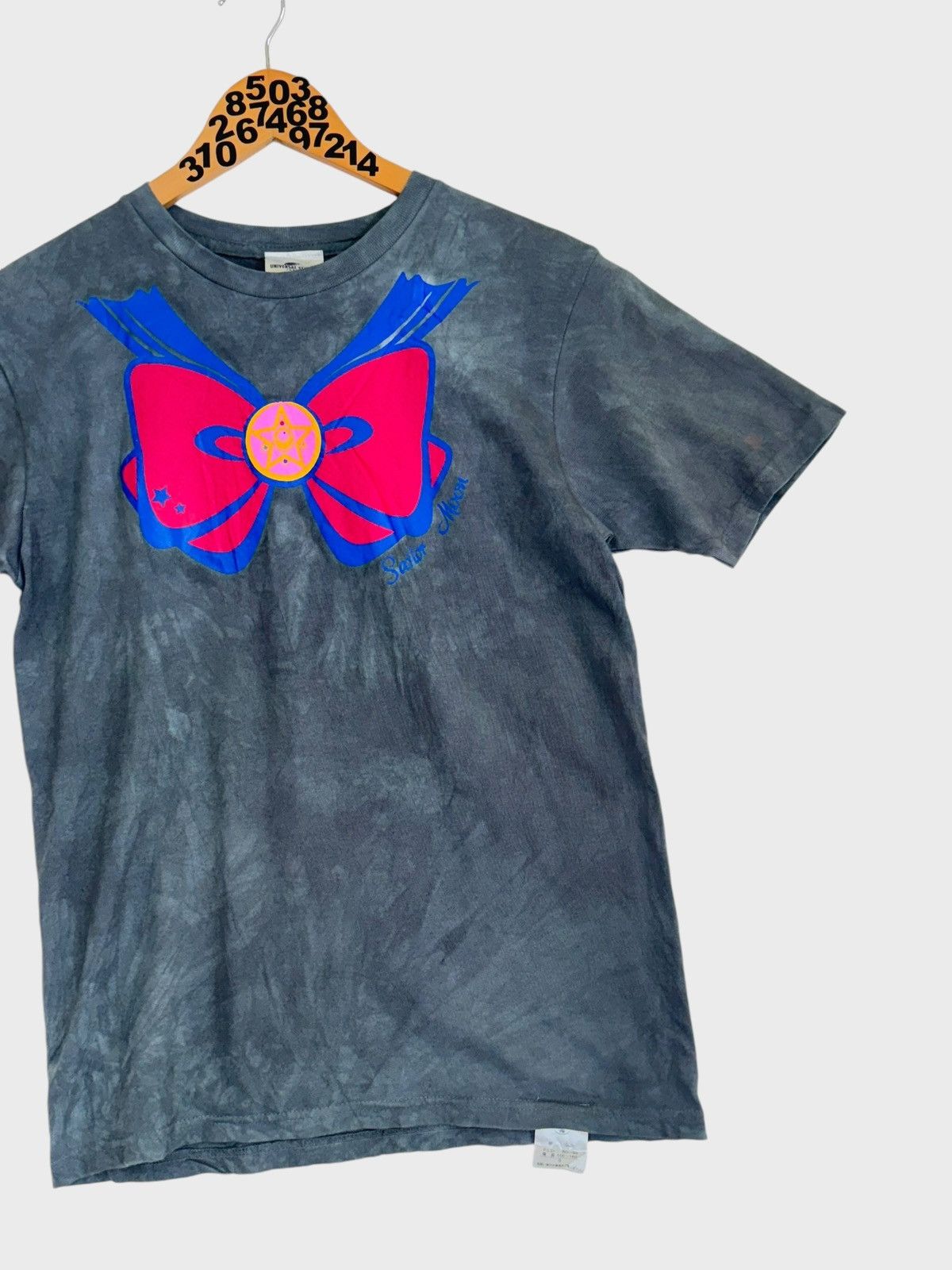 Anime × Vintage STEAL! Tye Dye Sailor Moon Butterfly Pretty Guardian Tee Size US XS / EU 42 / 0 - 3 Thumbnail
