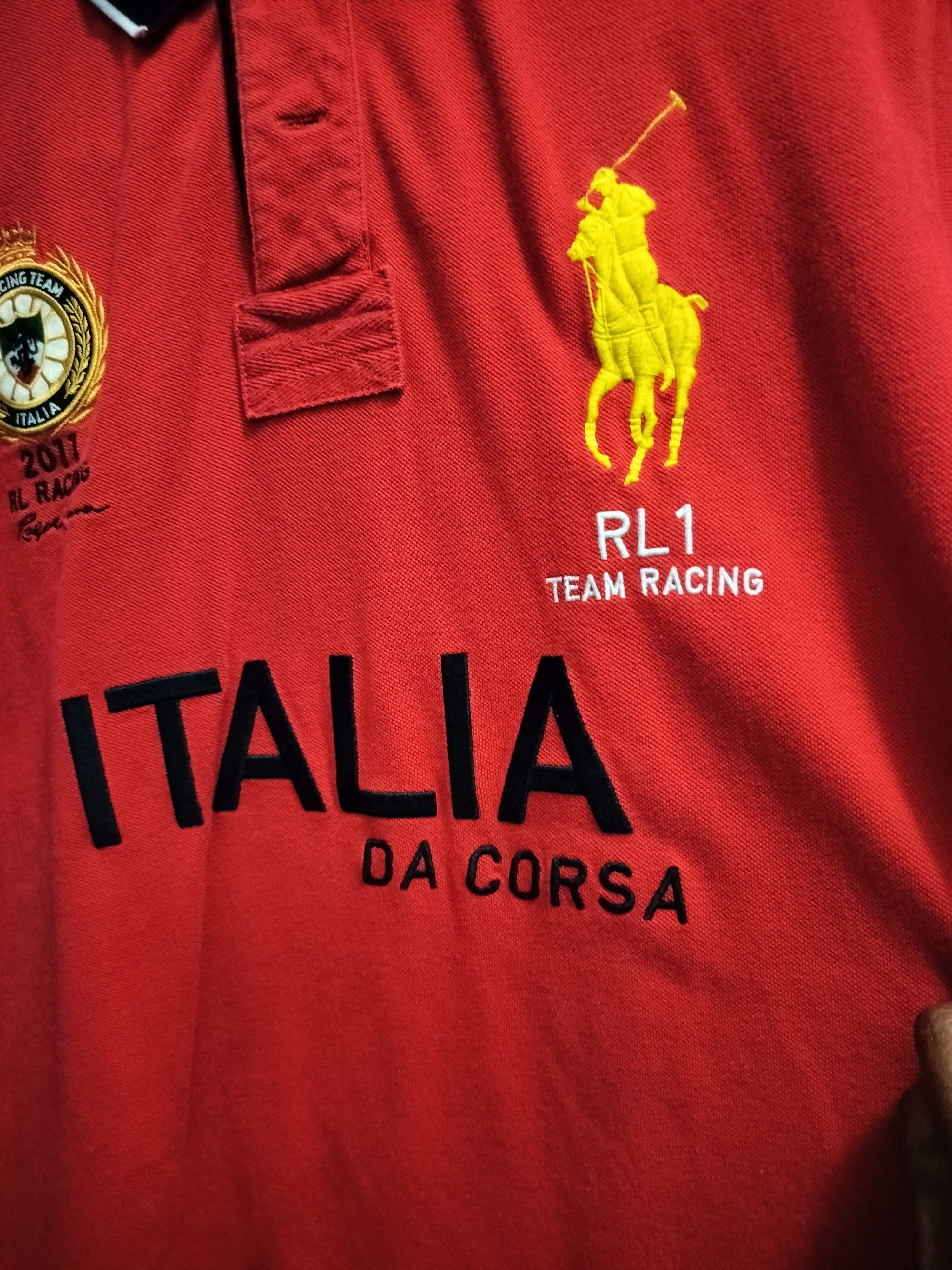 Polo Ralph Lauren Ralph Lauren Vintage Italia RL racing polo size XL Size US XL / EU 56 / 4 - 3 Thumbnail