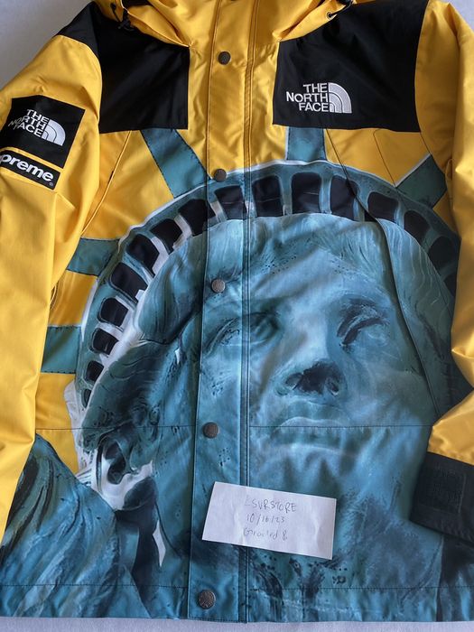 Supreme TNF Mountain Jacket FW 19 Statue of Liberty - Medium - Red