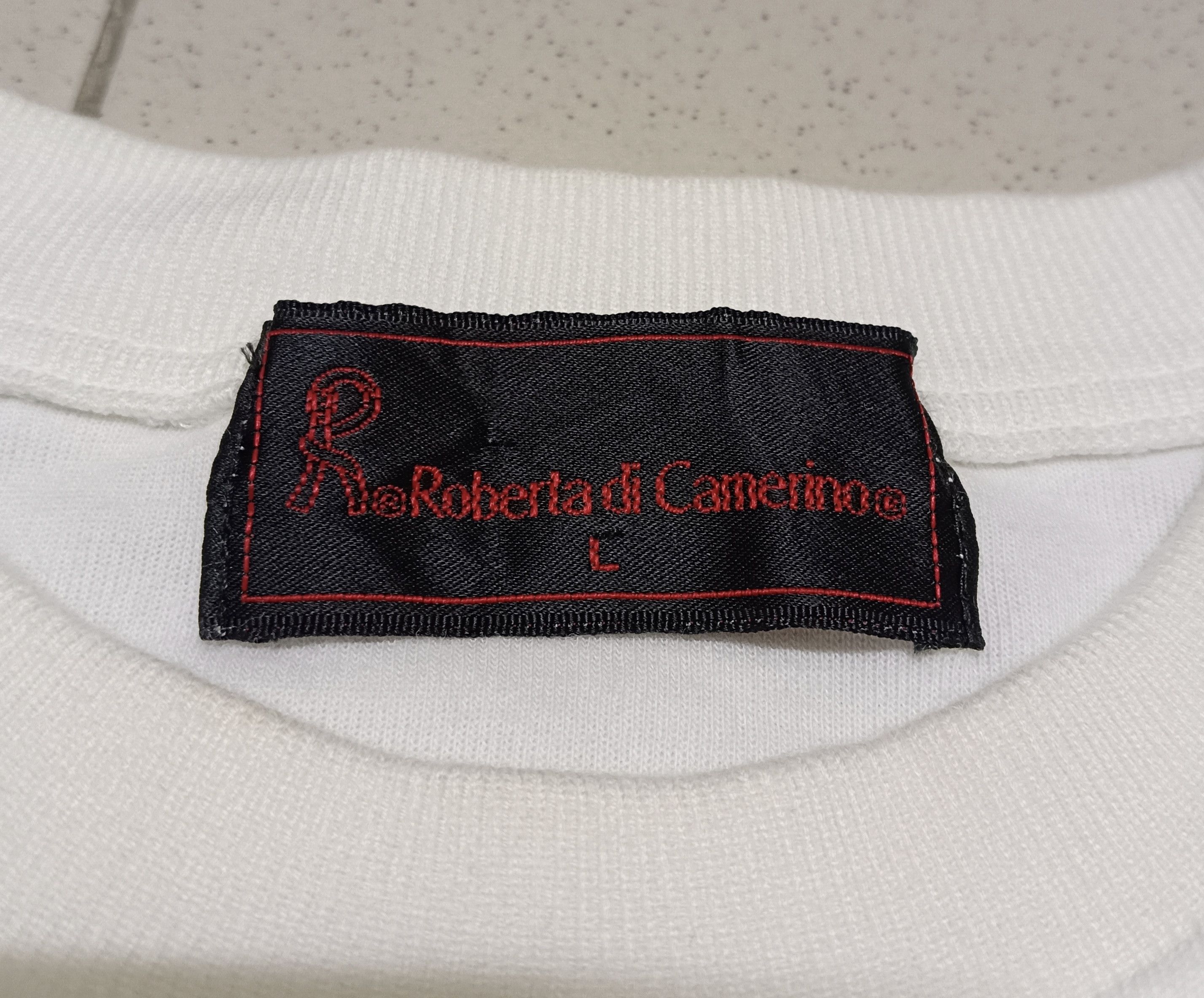 Roberta di Camerino Roberta Di Camerino Short Sleeve Sweatshirt Size US L / EU 52-54 / 3 - 5 Thumbnail