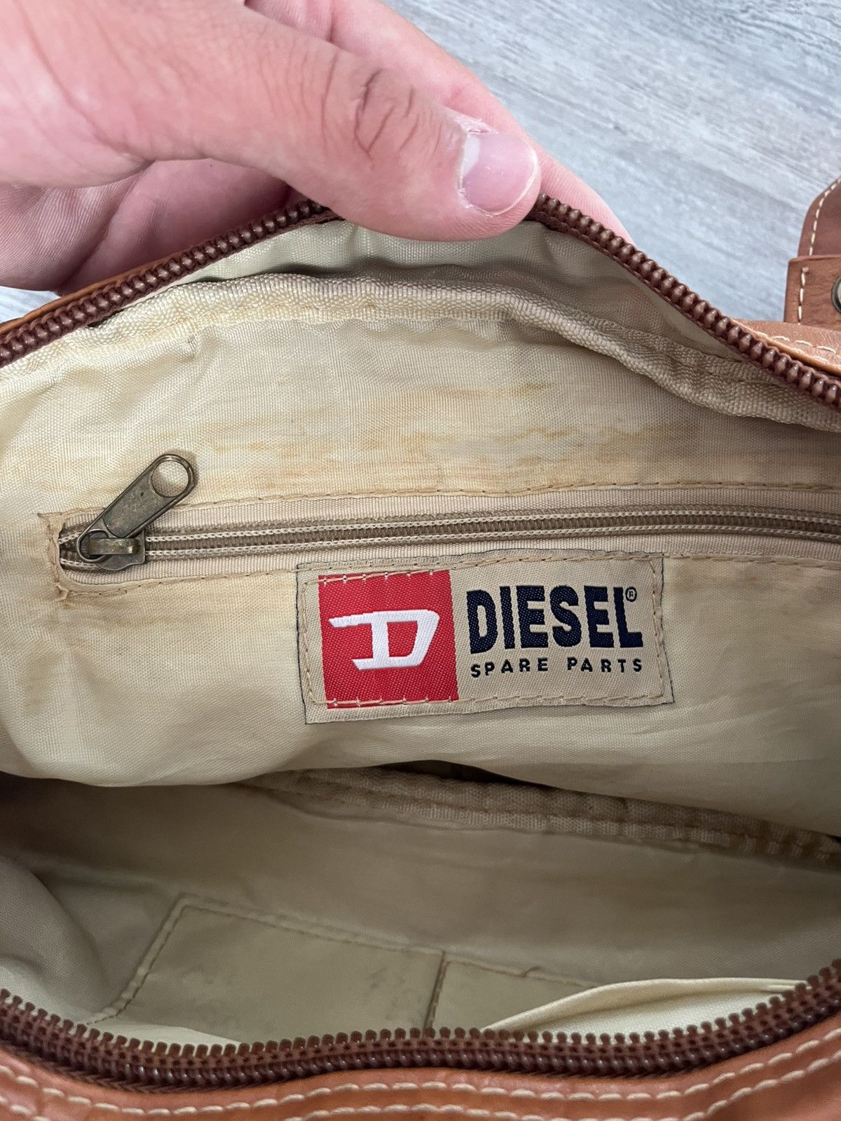 Diesel Diesel vintage y2k leather bag multiple cargo Size ONE SIZE - 12 Thumbnail