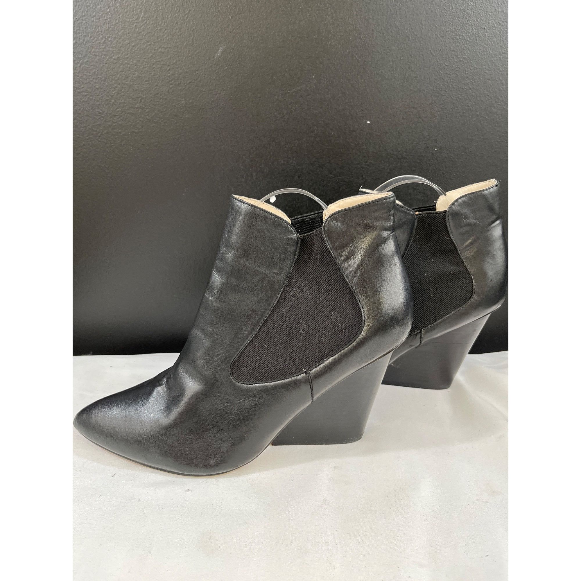 Steve Madden Steven By Steve Madden Maliik Women's Black Leather Ankle Bo Size US 10 / IT 40 - 5 Thumbnail