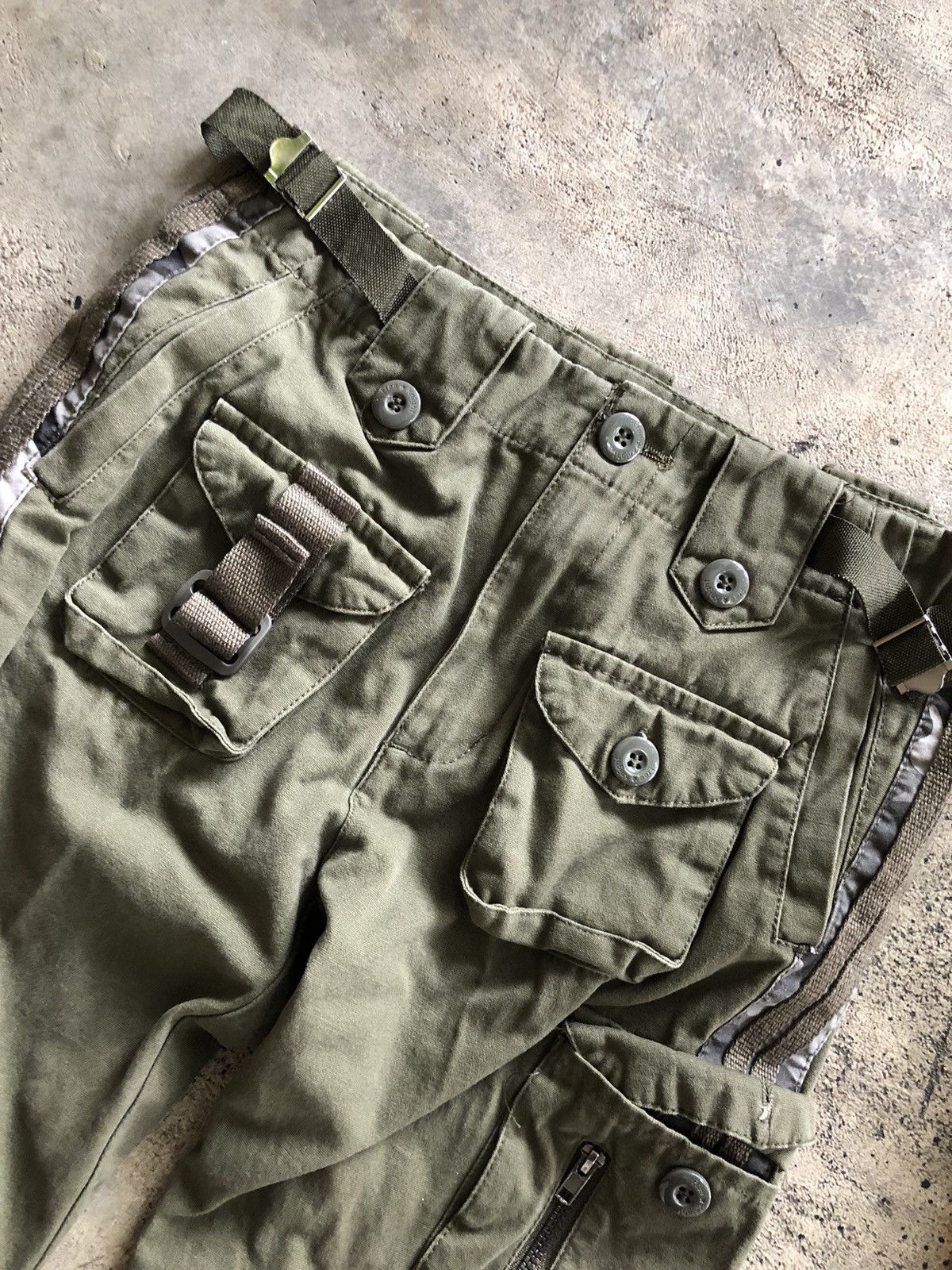 If Six Was Nine × Japanese Brand × Vintage JAPANESE FREE KNIGHT CARGO PANTS GOASTYLE Size US 27 - 5 Thumbnail