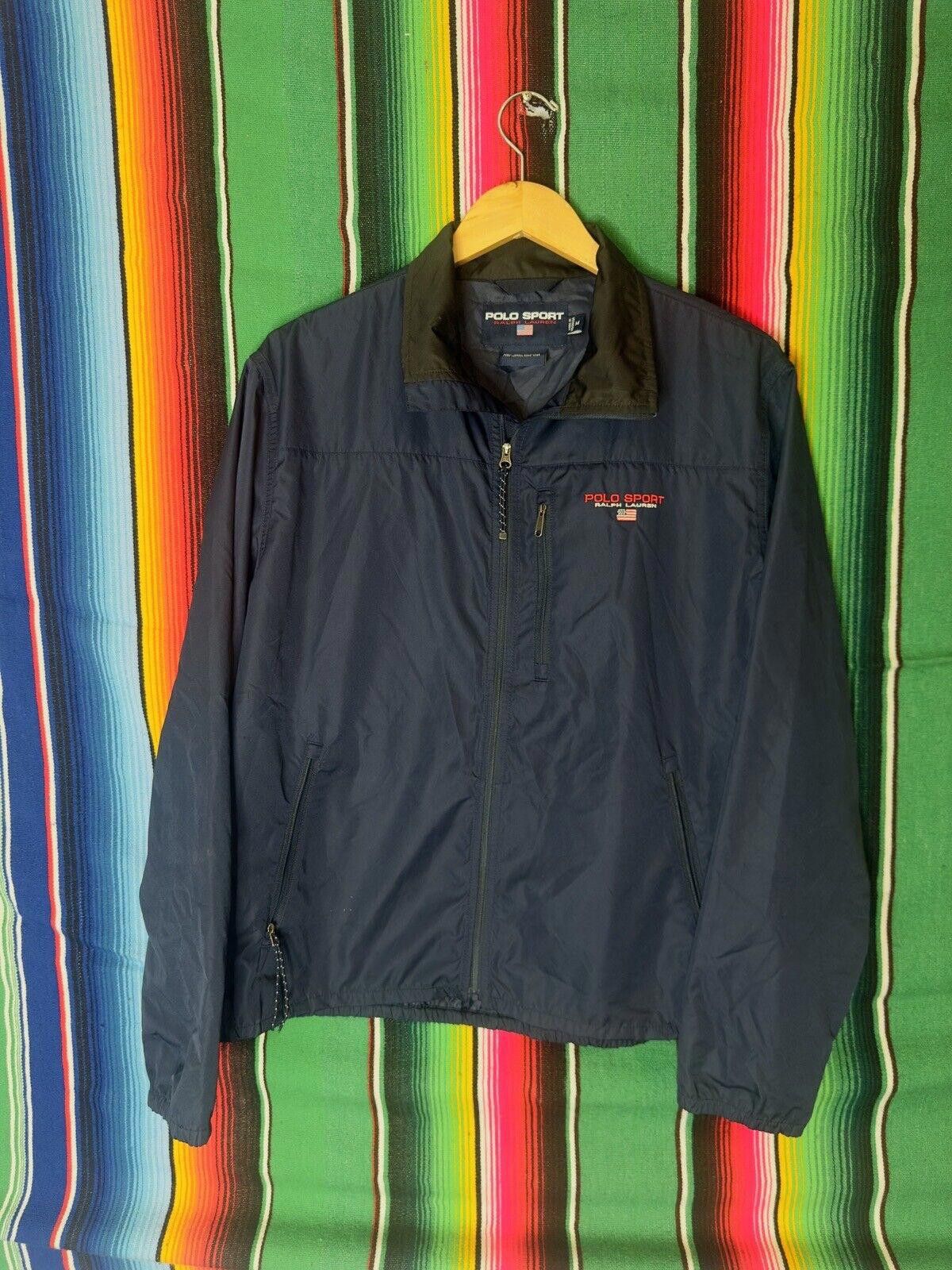 Vintage Polo Ralph Lauren Sport Jacket Windbreaker Sz M