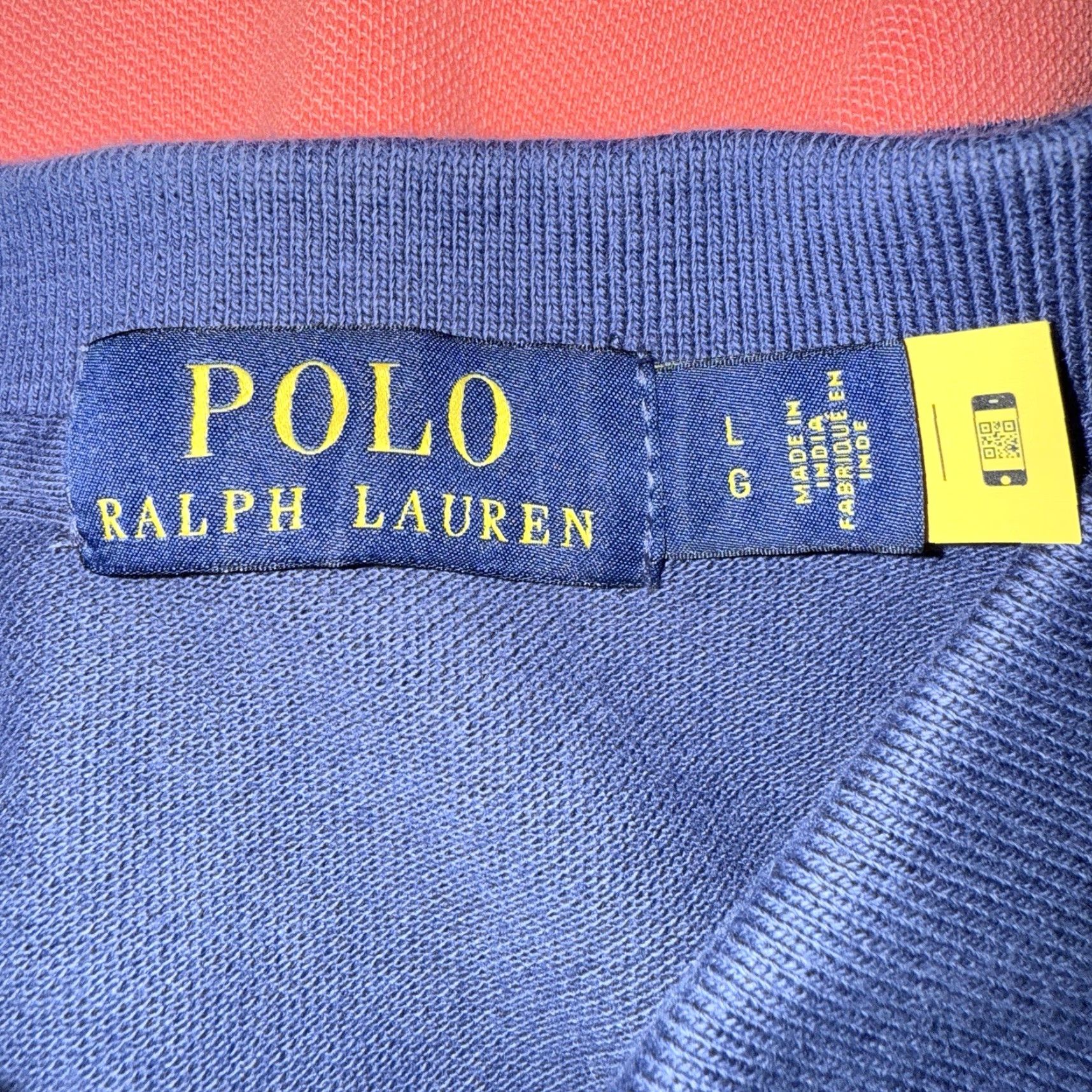 Polo Ralph Lauren Polo Ralph Lauren Polo Shirt Striped Blue Mens L Size US L / EU 52-54 / 3 - 4 Thumbnail