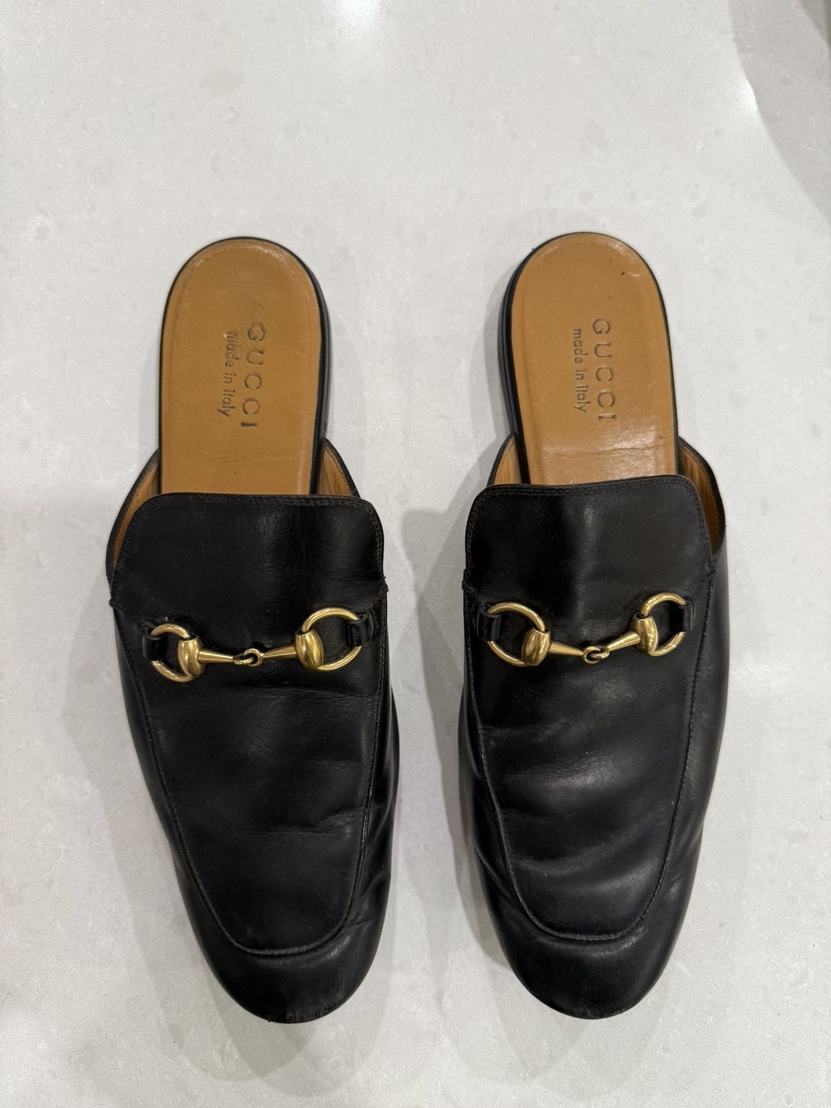 Gucci Gucci Leather Horsebit Slipper Size US 9 / EU 42 - 1 Thumbnail