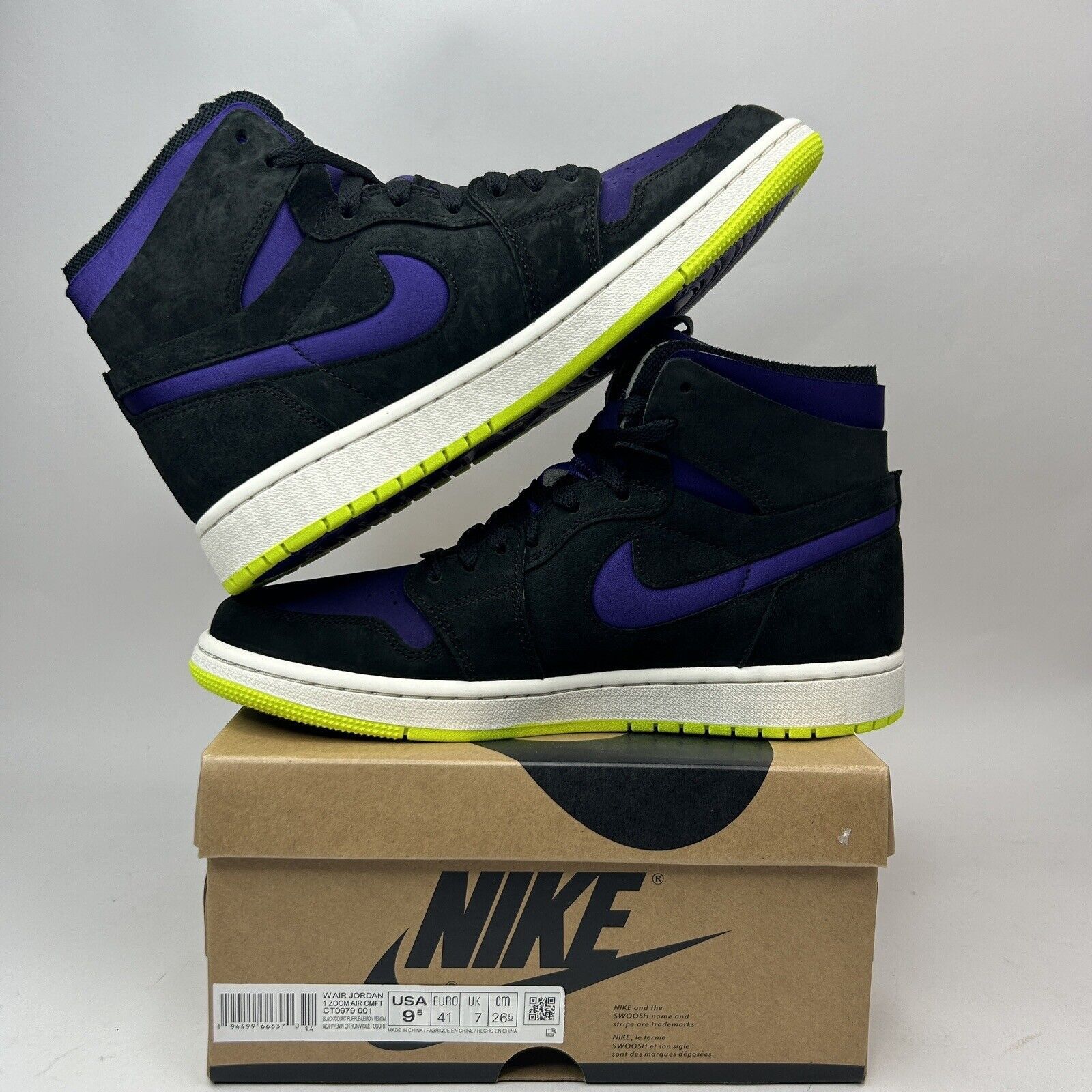 Nike Nike Air Jordan 1 High Zoom WMNS “Halloween” 2023 Size US 9.5 / IT 39.5 - 3 Thumbnail