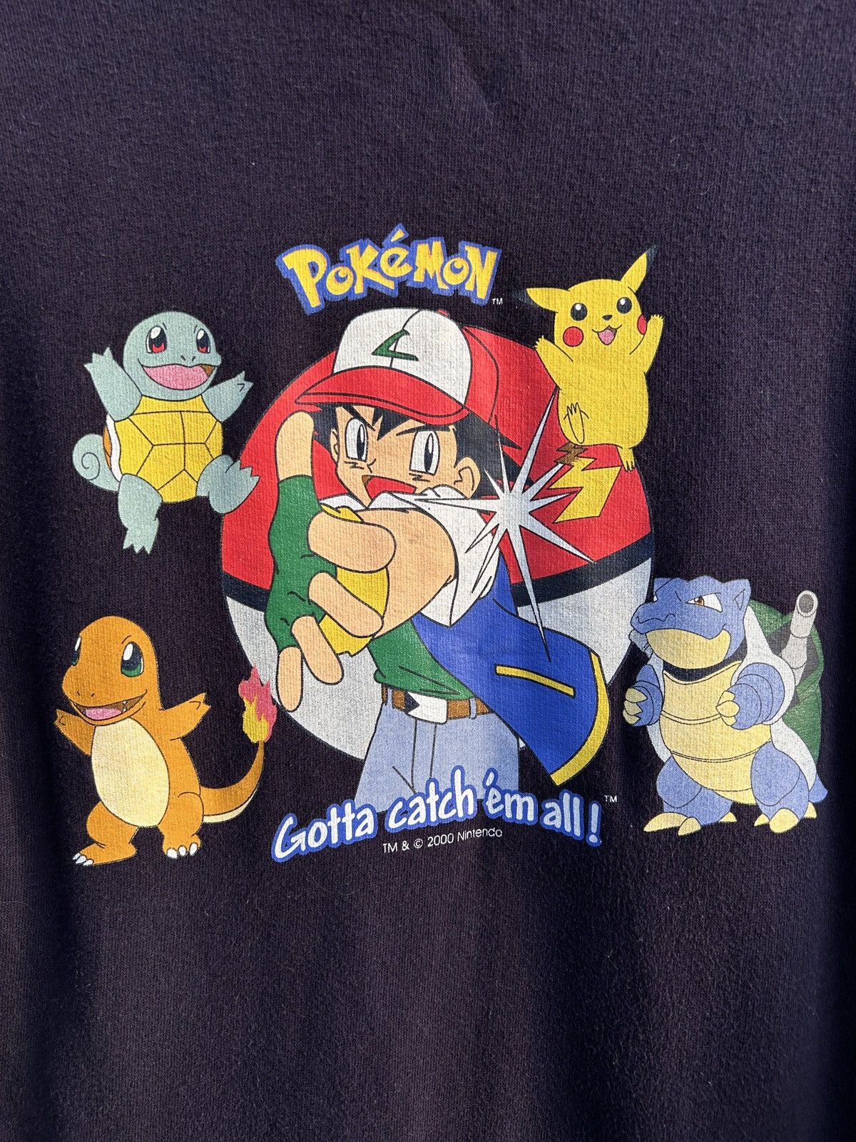 Nintendo Vintage Nintendo Pokemon 2000 Gotta Catch Em All Sweatshirt Size XS / US 0-2 / IT 36-38 - 2 Thumbnail