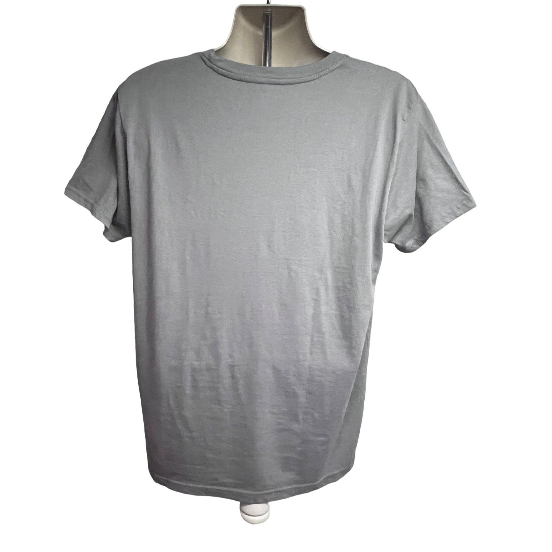 Ed Hardy Ed Hardy Mens Gray Double Graphic T-Shirt Large Stretch Skul Size US L / EU 52-54 / 3 - 2 Thumbnail