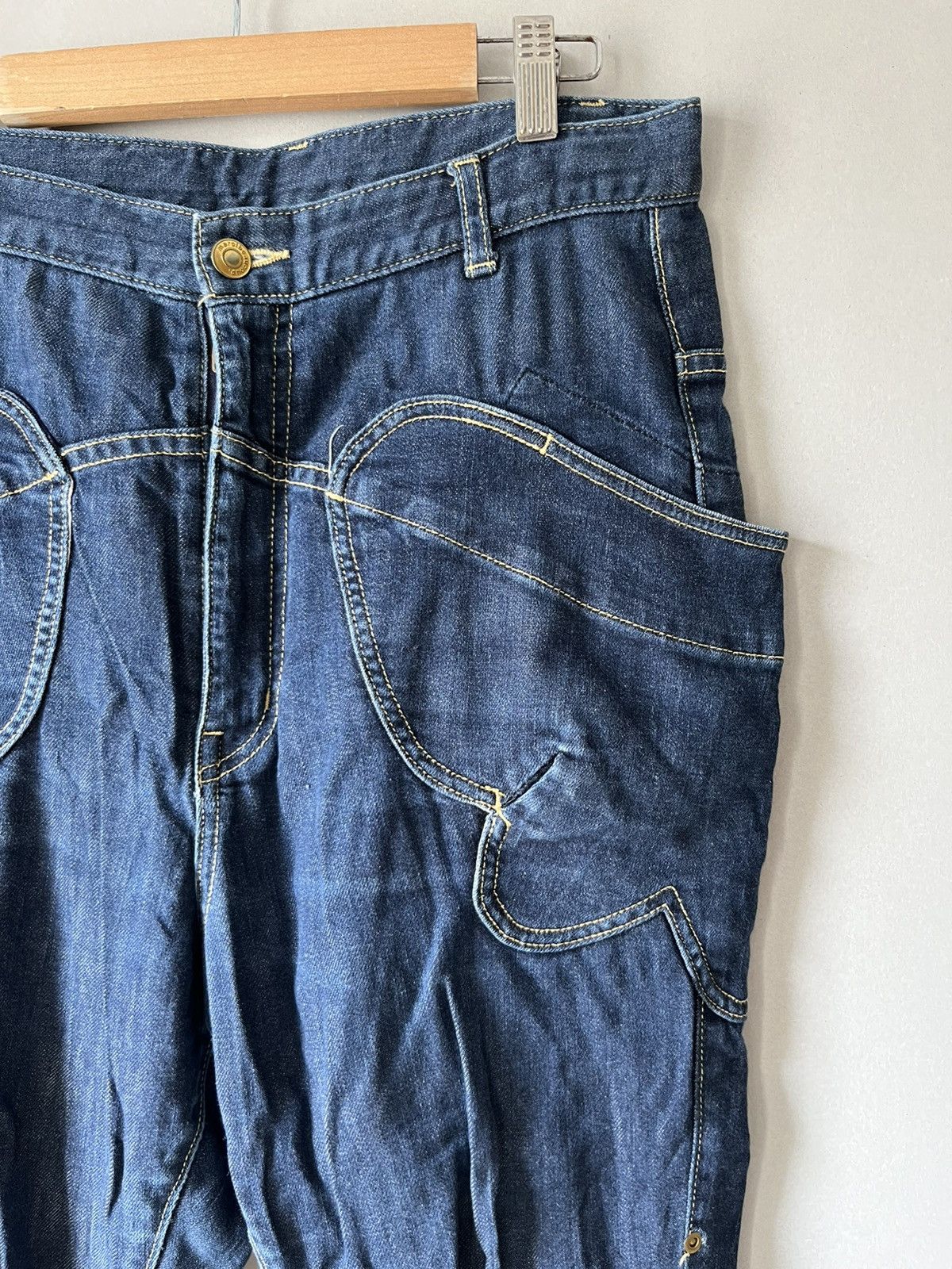mercibeaucoup Mercibeaucoup by Issey Miyake drop crotch denim Jeans Size US 30 / EU 46 - 4 Thumbnail