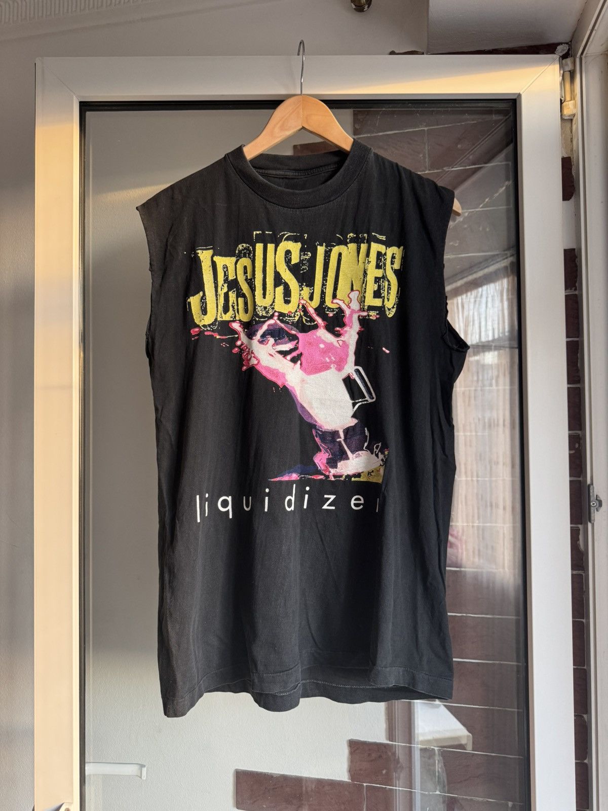 Band Tees Vintage Jesus Jones Liquidizer Tour 1989 Size US M / EU 48-50 / 2 - 2 Thumbnail