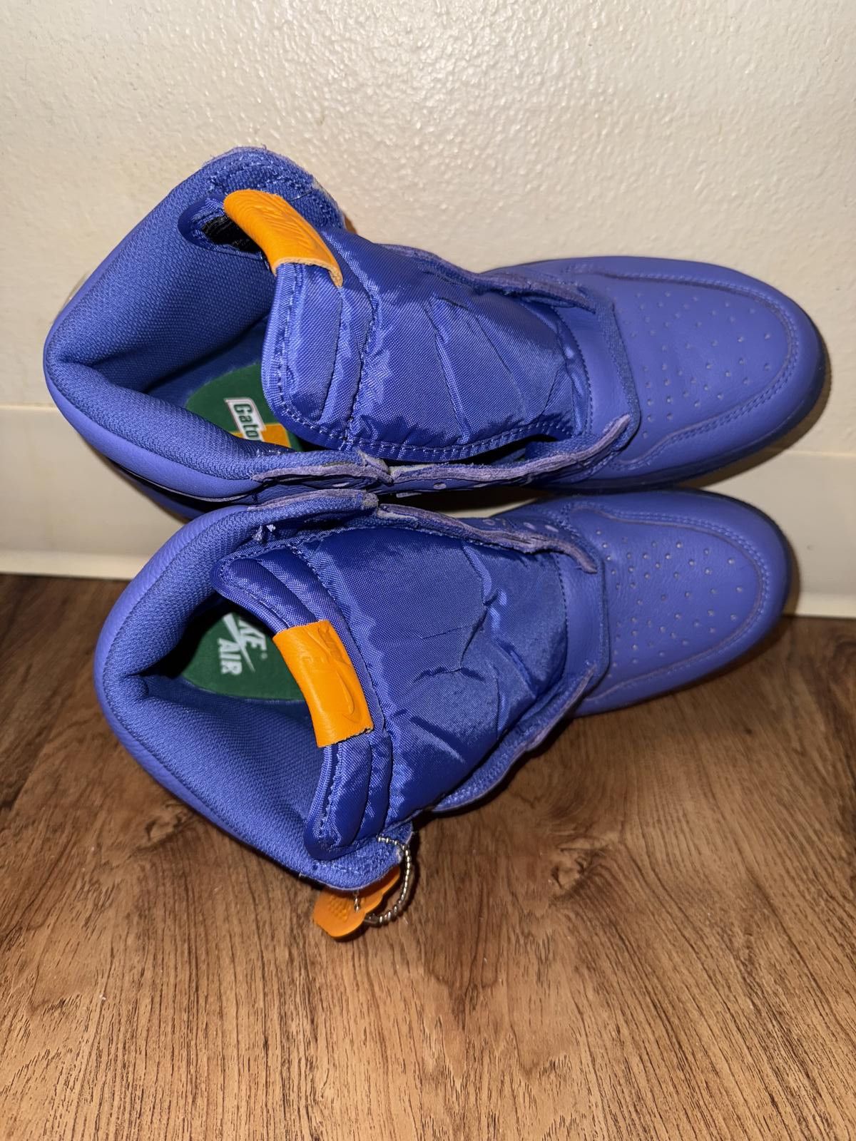 Nike Jordan 1 Retro High Gatorade Rush Violet Size US 10.5 / EU 43-44 - 10 Thumbnail