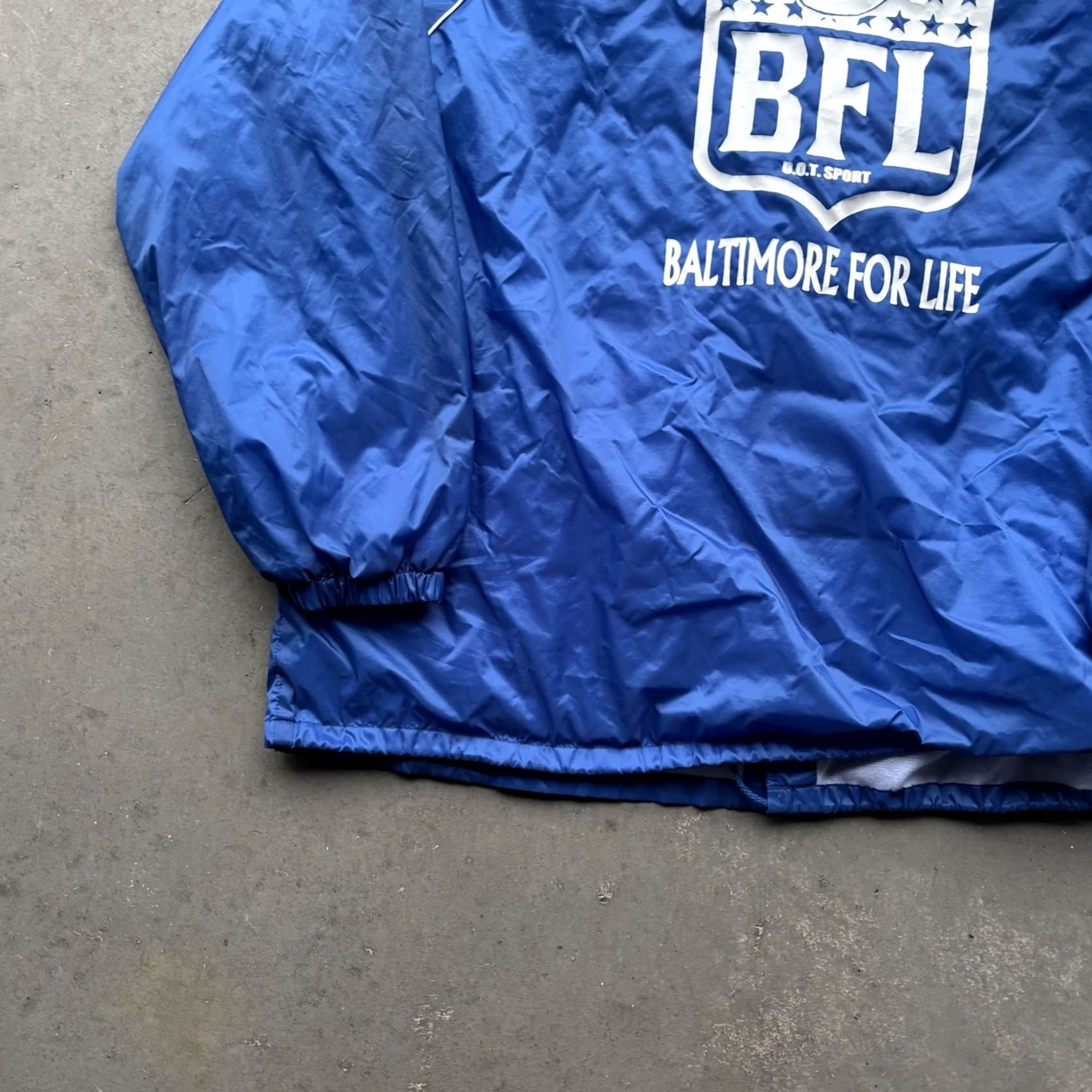 Alife D.O.T. Sport Baltimore For Life BFL Coaches Jacket Blue Mens 3XL Windbreaker Size US XXL / EU 58 / 5 - 6 Thumbnail