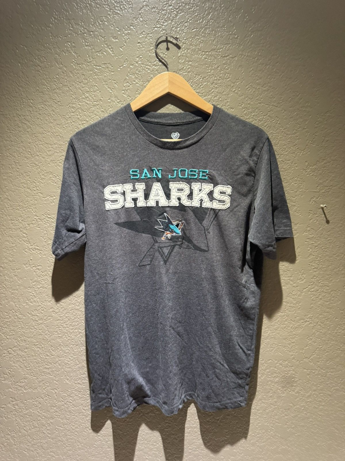 NHL Dark Grey San Jose Sharks Embroidered Logo NHL Medium Size US M / EU 48-50 / 2 - 2 Thumbnail