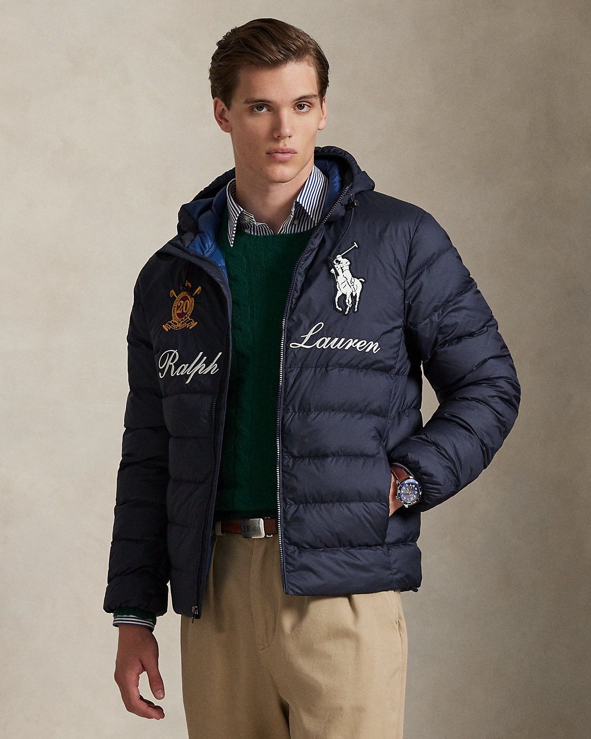Polo Ralph Lauren Navy Polo Ralph Lauren Big Pony Puffer Jacket Size US XXL / EU 58 / 5 - 5 Thumbnail