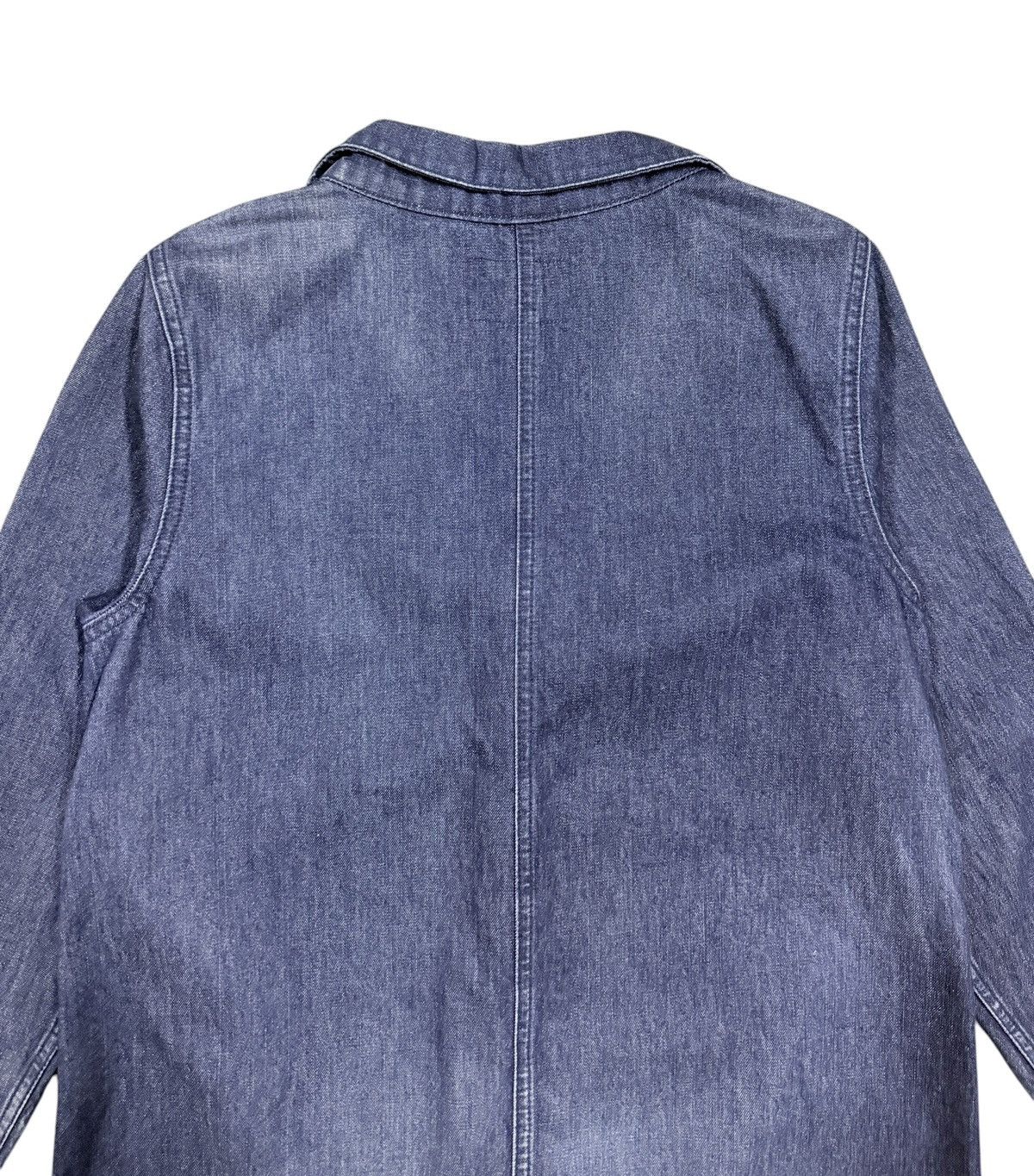 If Six Was Nine Vtg🔥Archives Japanese Indigo Denim Longcoat Jacket Size US M / EU 48-50 / 2 - 12 Thumbnail