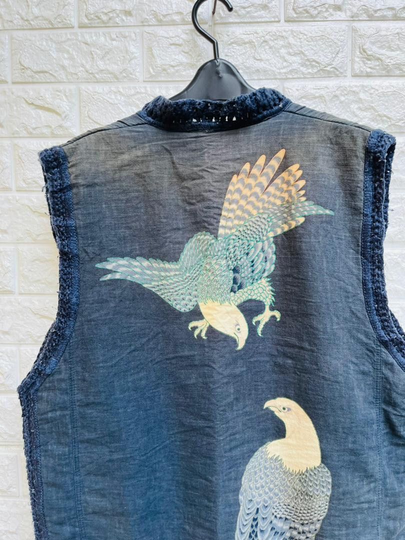 Japanese Brand × Vintage Vintage Eagle Fighting Yakuza Japanes Designer Fashion Style Size US L / EU 52-54 / 3 - 3 Thumbnail