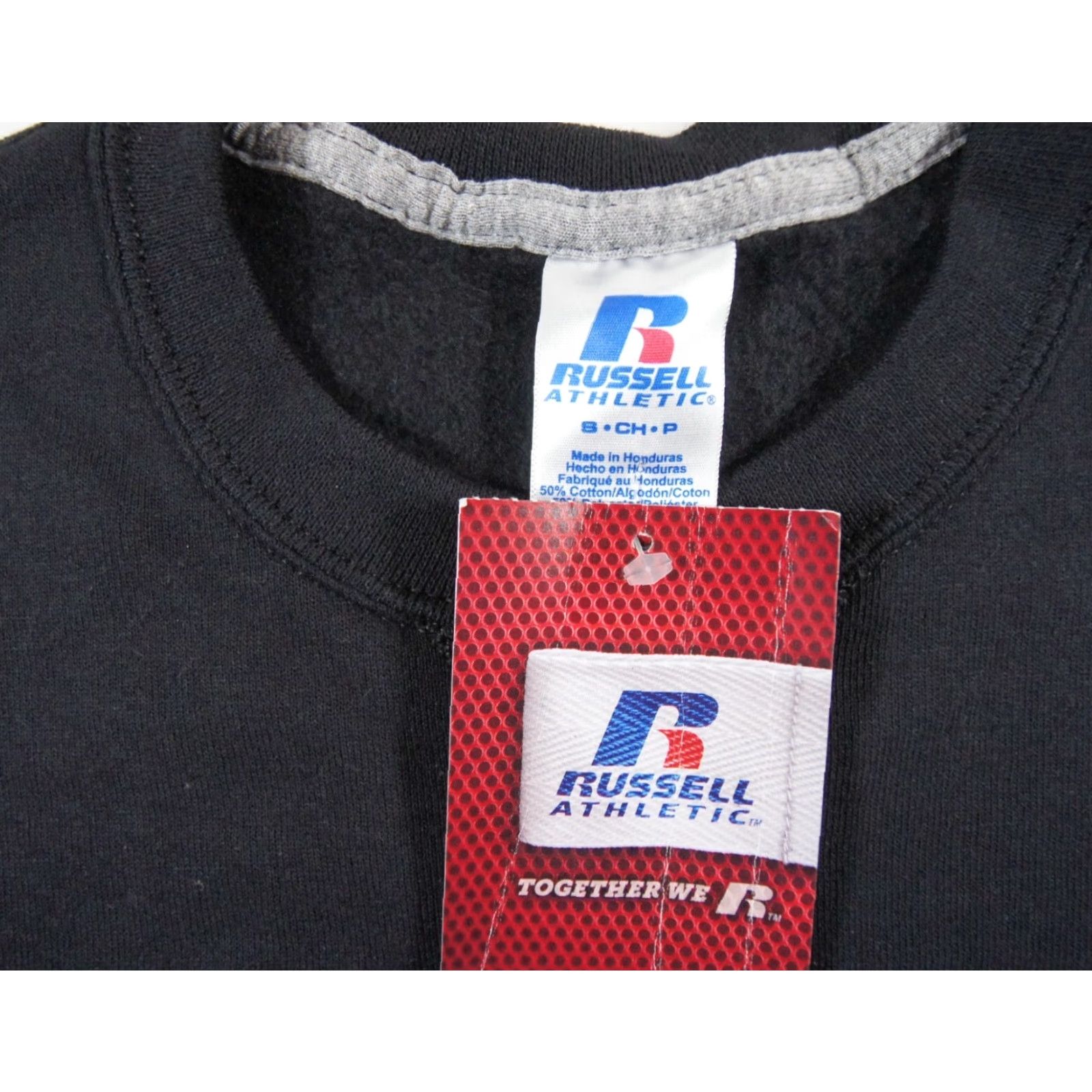 Russell Athletic Russell Athletic Men's Sweatshirt Small Black Crewneck Dri-Power Cotton Polyester Fleece Logo All Seasons Regular Pullover Sweatshirt Outdoor Style Size US S / EU 44-46 / 1 - 6 Thumbnail