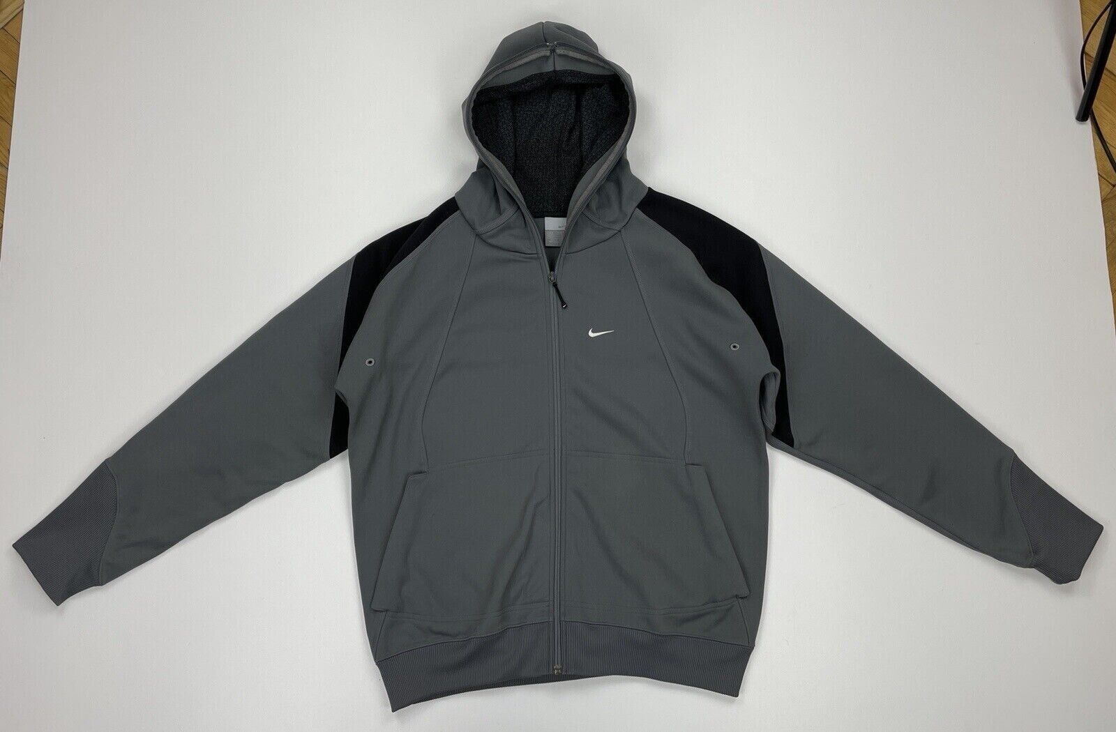 Nike VINTAGE 2000s RARE NIKE NINJA TRACK JACKET Y2K HOODIE MENS Size US M / EU 48-50 / 2 - 4 Thumbnail