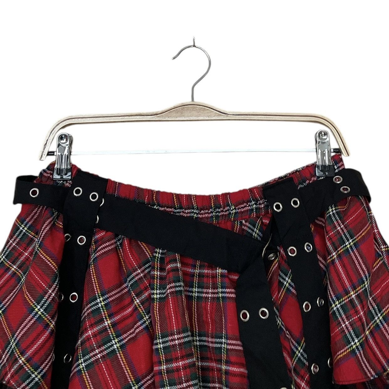 Japanese Brand × Seditionaries × Vintage Vintage Japanese Brand Gloomy Acdcray Bondage Skirt 1990s Size 22" - 7 Thumbnail