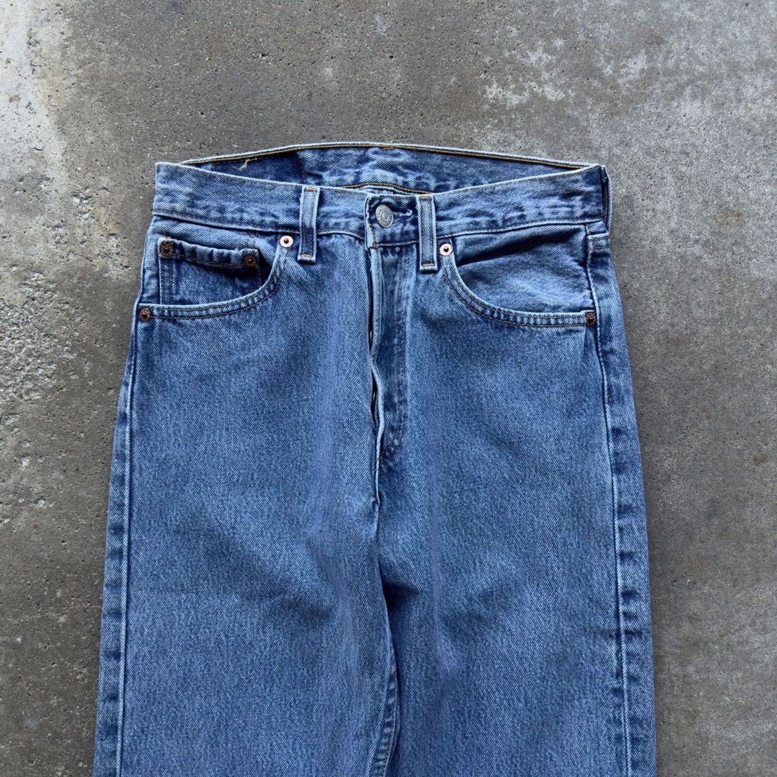 Vintage 90s Women’s Levi’s 501 Jeans Made in USA ERD Grunge Size 27" / US 4 / IT 40 - 6 Thumbnail