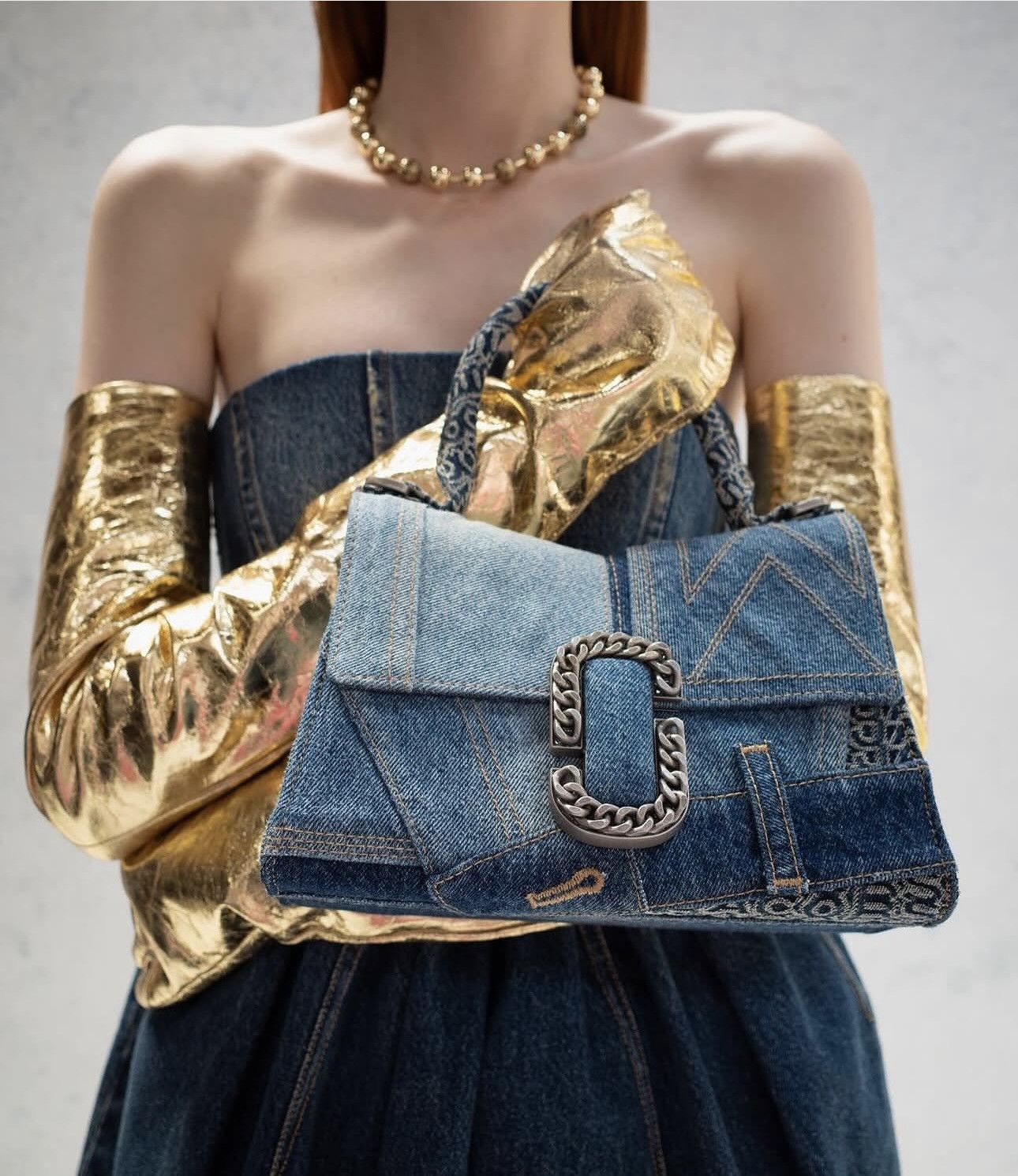 Designer × Marc Jacobs MARC Jacobs mini denim dress Size XS / US 0-2 / IT 36-38 - 1 Thumbnail