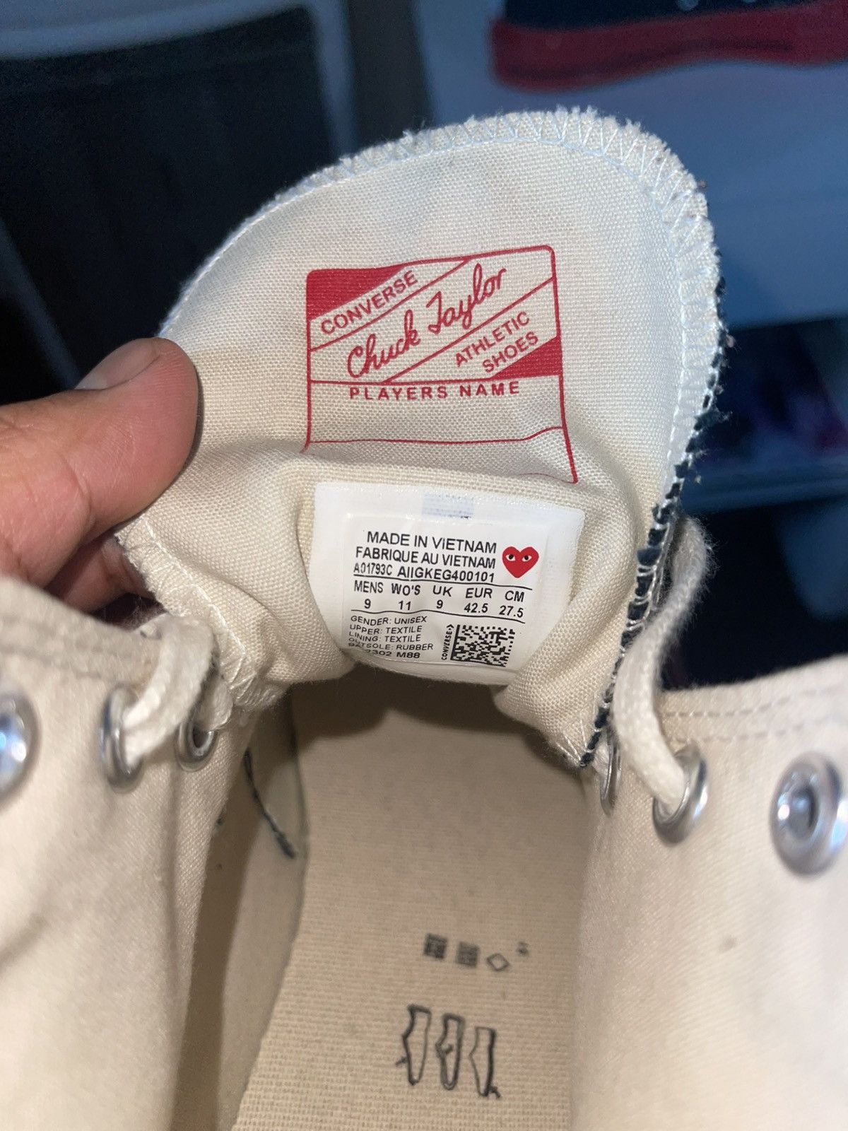 CDG by Comme des Garcons Converse x CDG high top Size US 9 / EU 42 - 4 Thumbnail