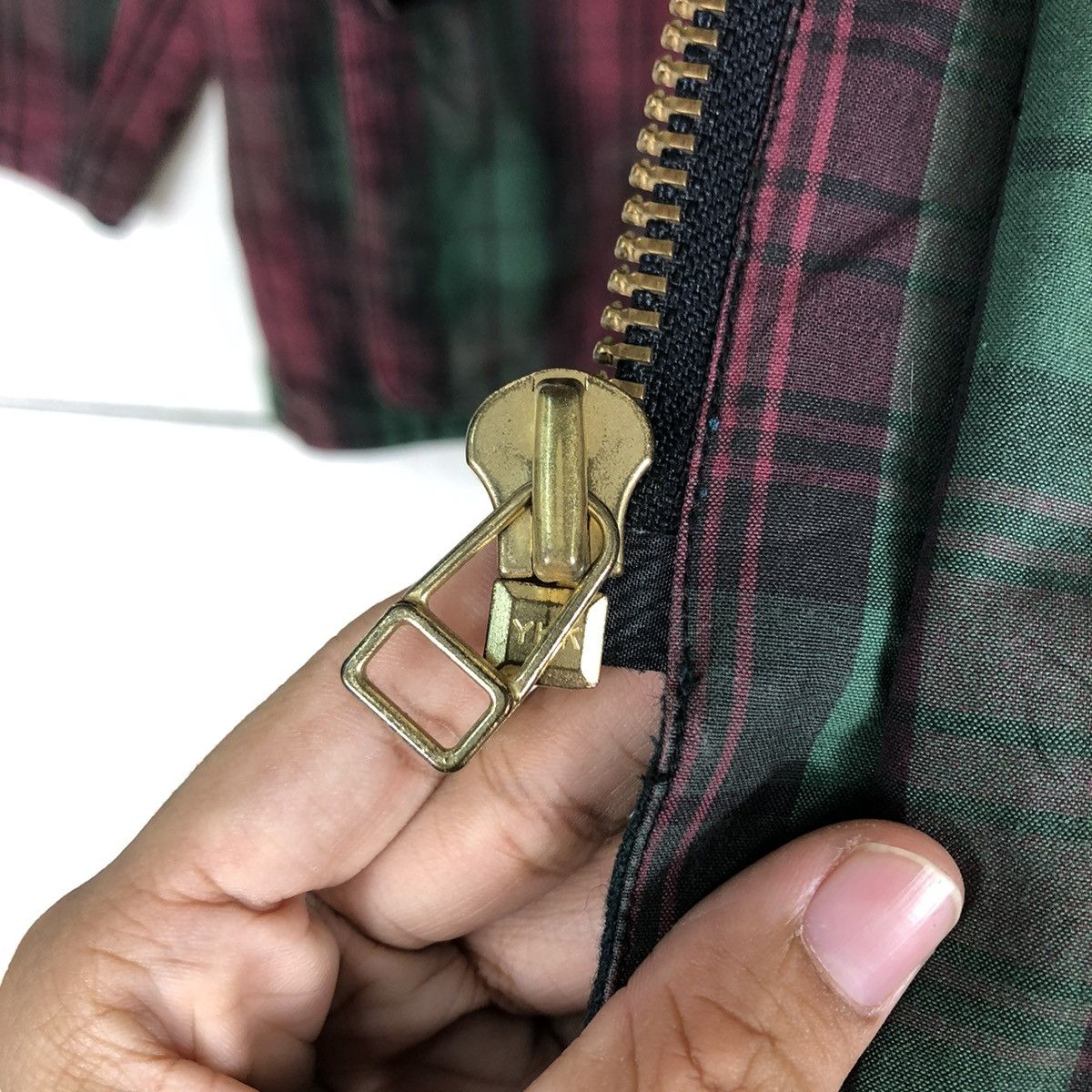 Vintage 🔥VINTAGE WAX JACKET WORKER BRITISH MILLERAIN TARTAN DESIGN Size US M / EU 48-50 / 2 - 17 Thumbnail