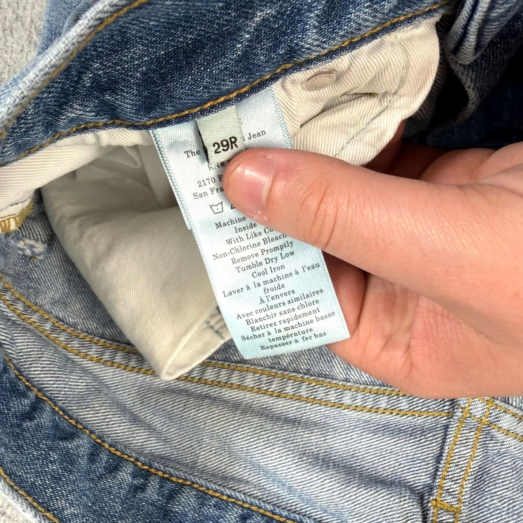 Everlane Everlane Jeans Women 29R Blue The Runaround Light Wash Ankle Cropped Denim Pant Size 29" - 4 Thumbnail