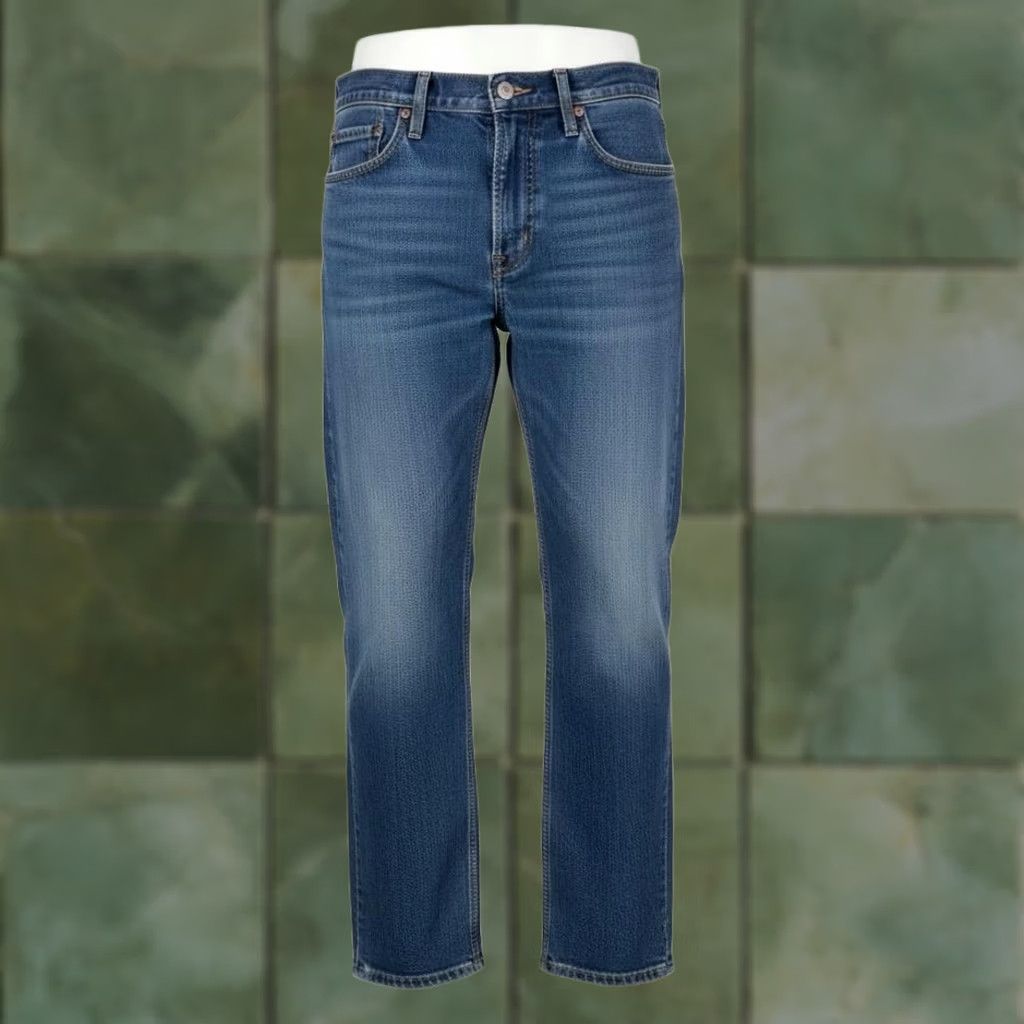 Levi's Levi's 511 Jeans Mens 32x32 Blue Medium Wash Slim Straight Leg Denim Zip Fly Size US 32 / EU 48 - 1 Thumbnail