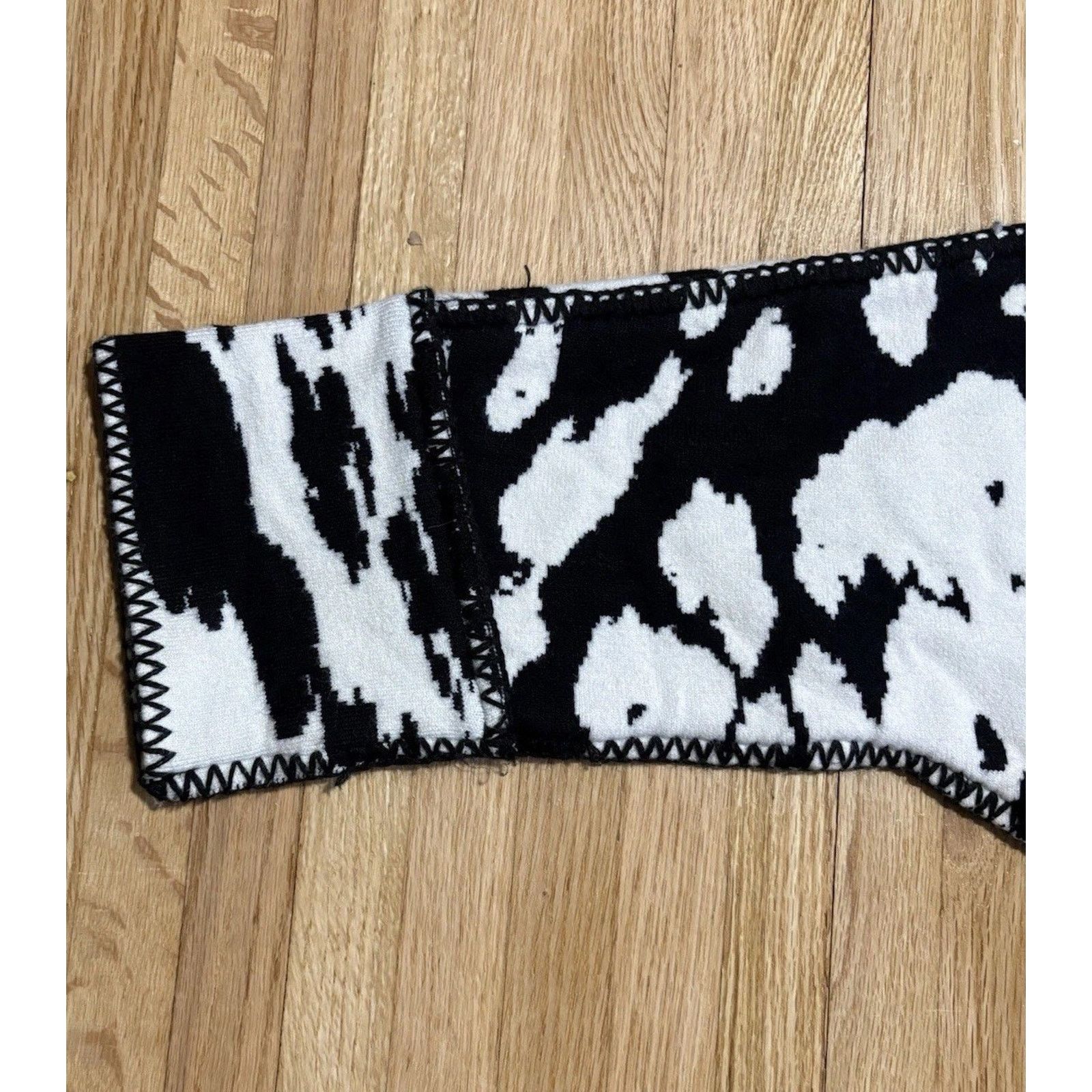 The Unbranded Brand Rara Avis By Iris Apfel Black White Oversized Open Coat S Size S / US 4 / IT 40 - 13 Thumbnail