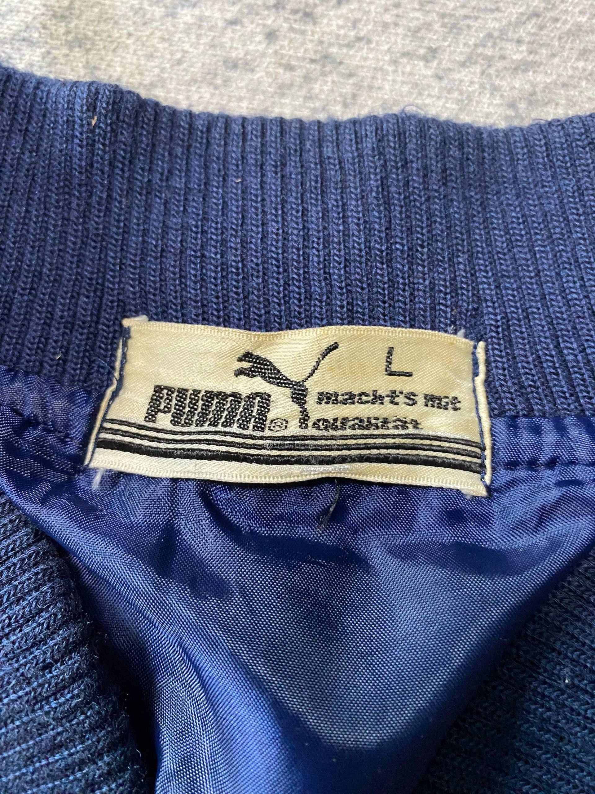 Puma Vtg Puma Macht's Mit Qualitat Old German Label Knit Jacket Size US S / EU 44-46 / 1 - 3 Thumbnail