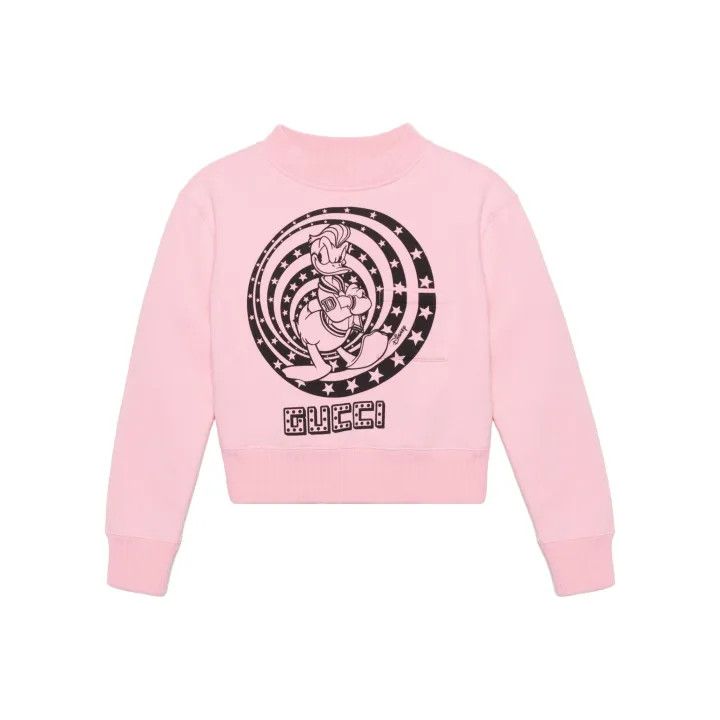 Gucci Gucci x Disney Donald Duck Logo Sweatshirt Size L / US 10 / IT 46 - 1 Thumbnail