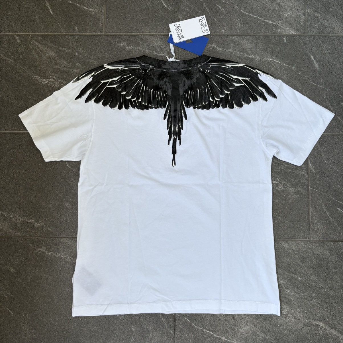Marcelo Burlon Marcelo Burlon County of Milan Icon Wings basic t-shirt Size US L / EU 52-54 / 3 - 9 Thumbnail