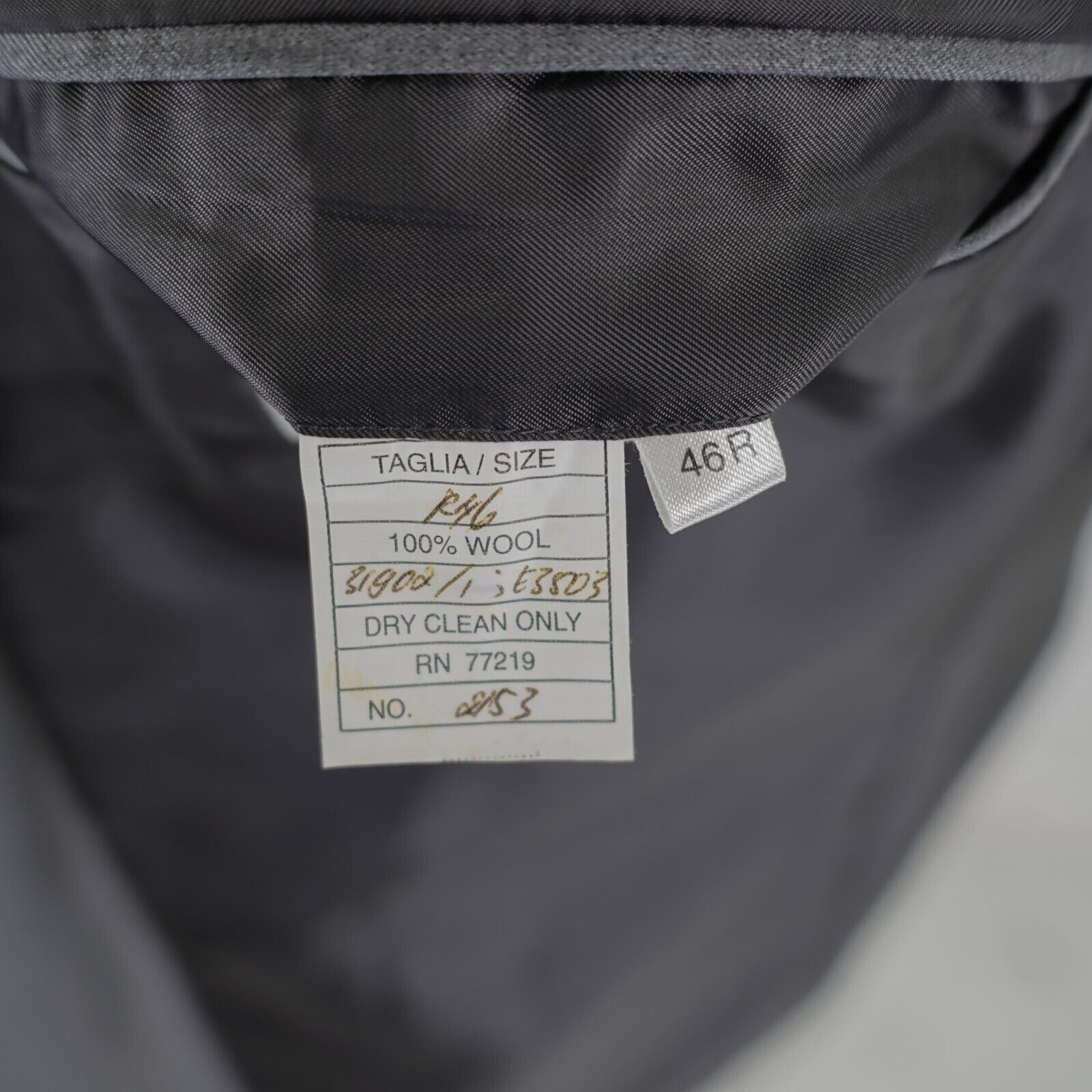 Joseph & Feiss Joseph & Feiss International Twill Wool Gray 44R / Slim 46R Size 44R - 9 Thumbnail