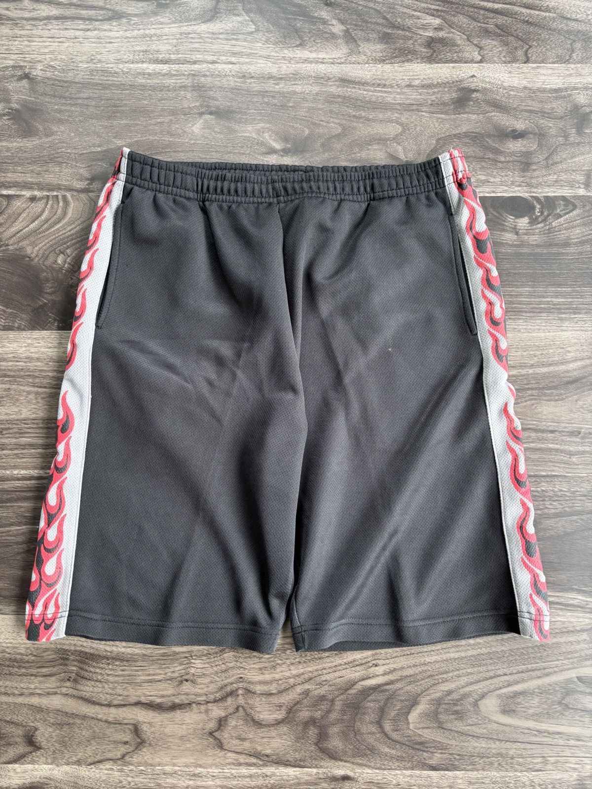 Designer × Vintage Y2K Flame Shortpants Size US 32 / EU 48 - 3 Thumbnail